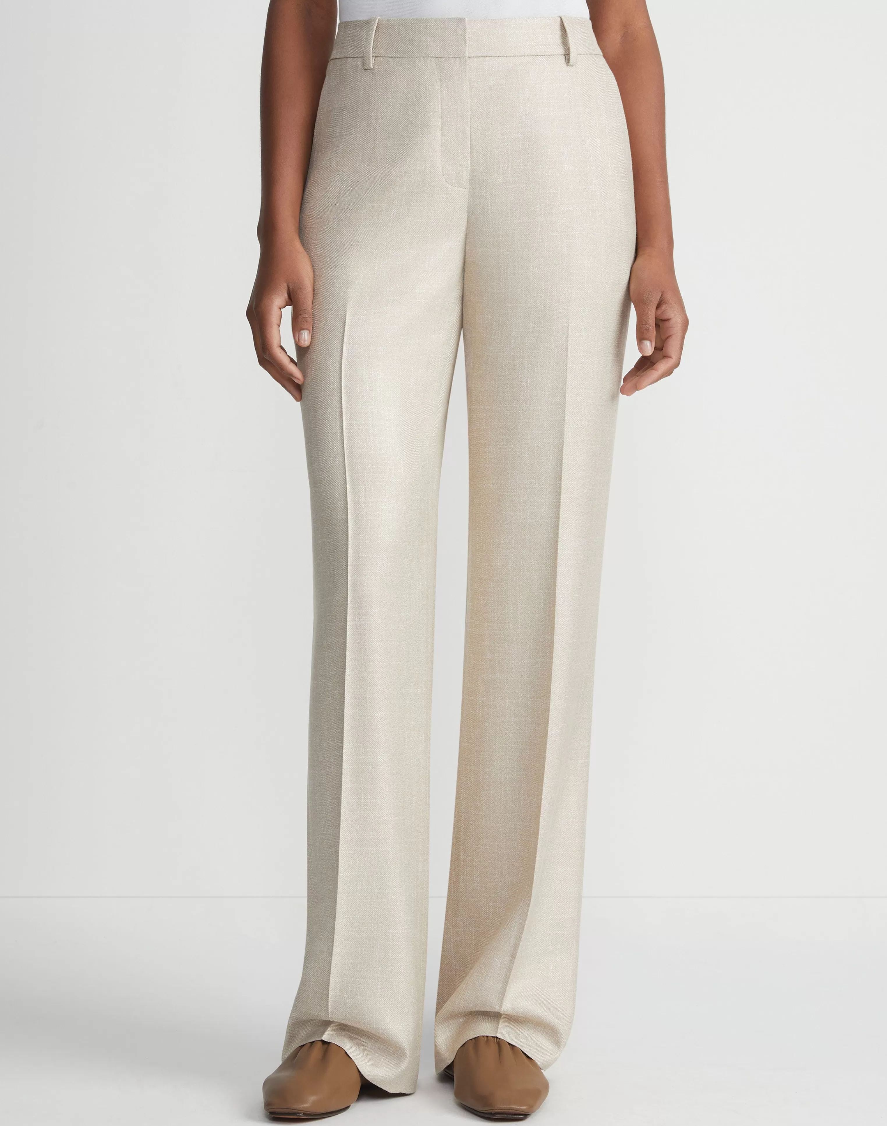 Bamboo Viscose Twill Gates Pant<Lafayette 148 New York Hot