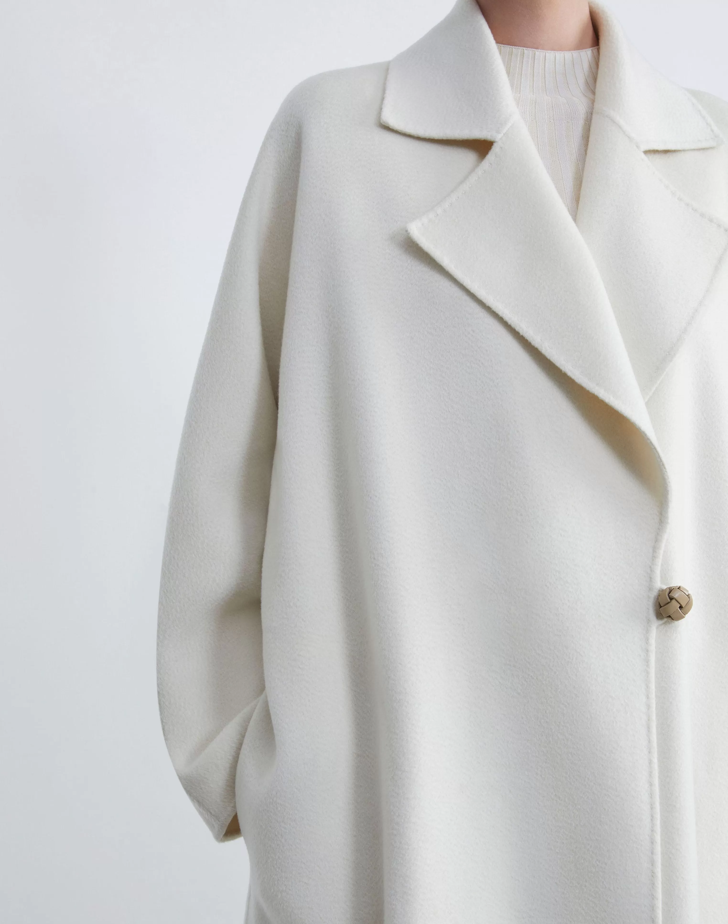 Brushed Cashmere Double Face Oversized Coat<Lafayette 148 New York Best