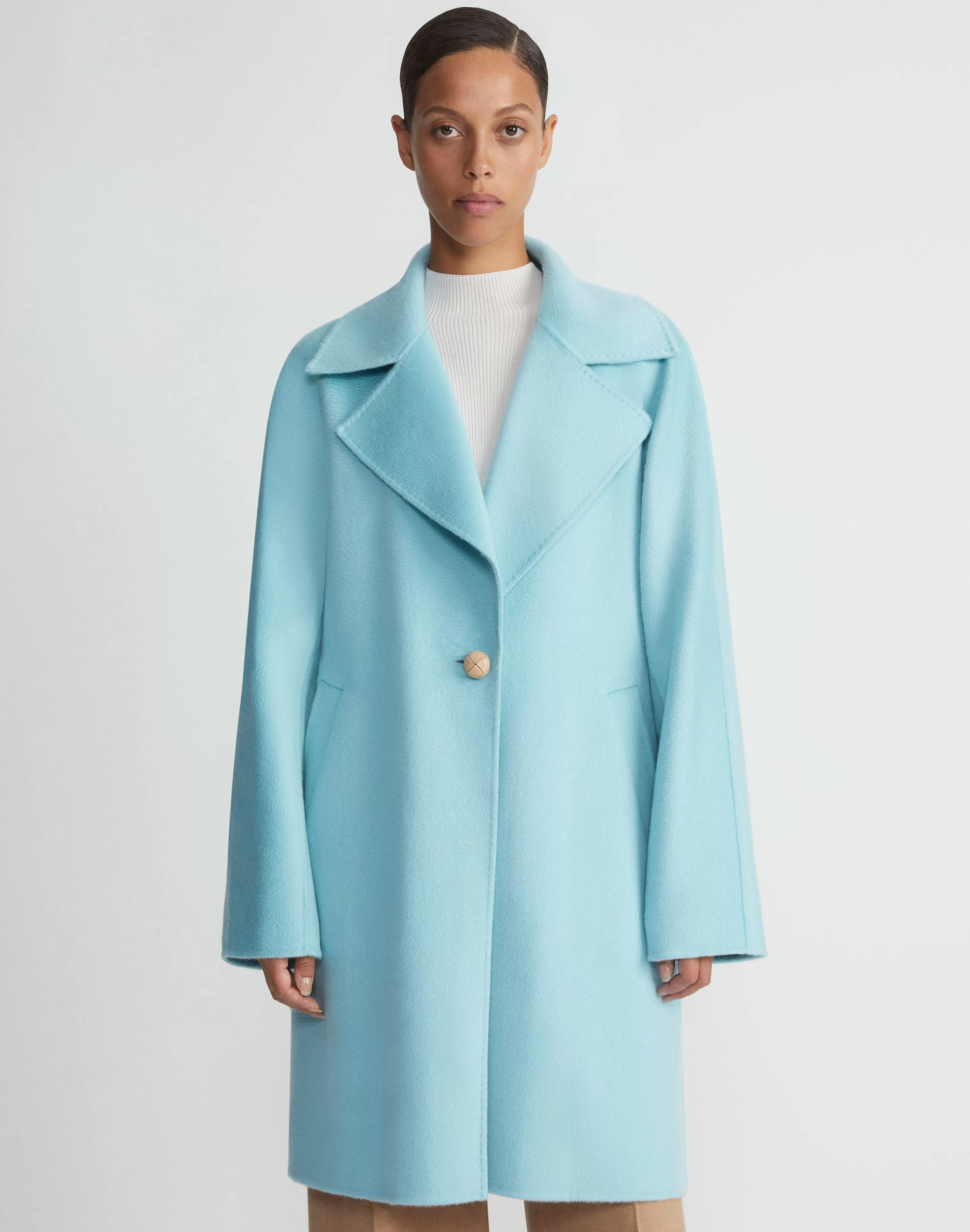 Brushed Cashmere Double Face Oversized Coat<Lafayette 148 New York Fashion