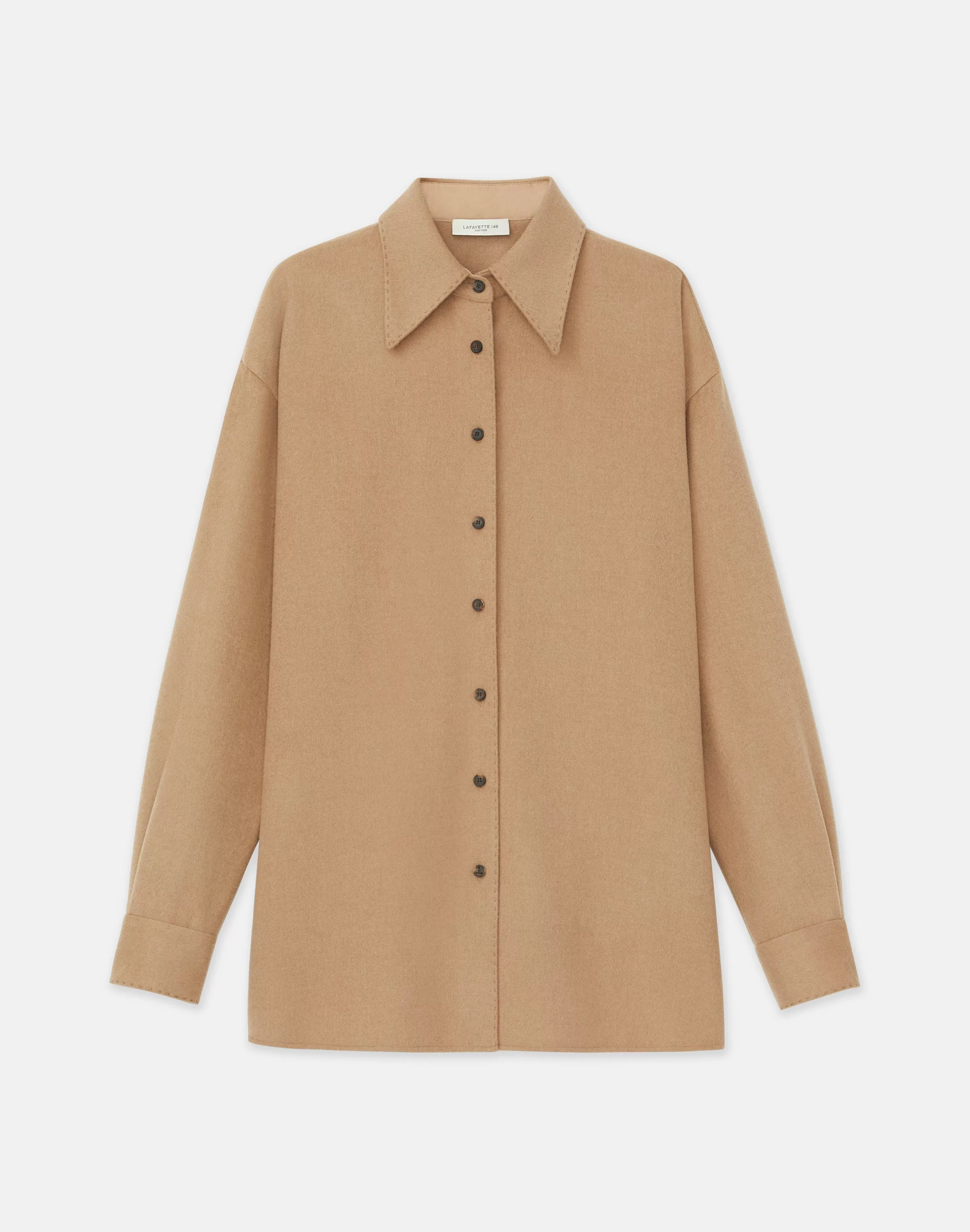 Hair Drop Shoulder Shirt Jacket<Lafayette 148 New York Flash Sale