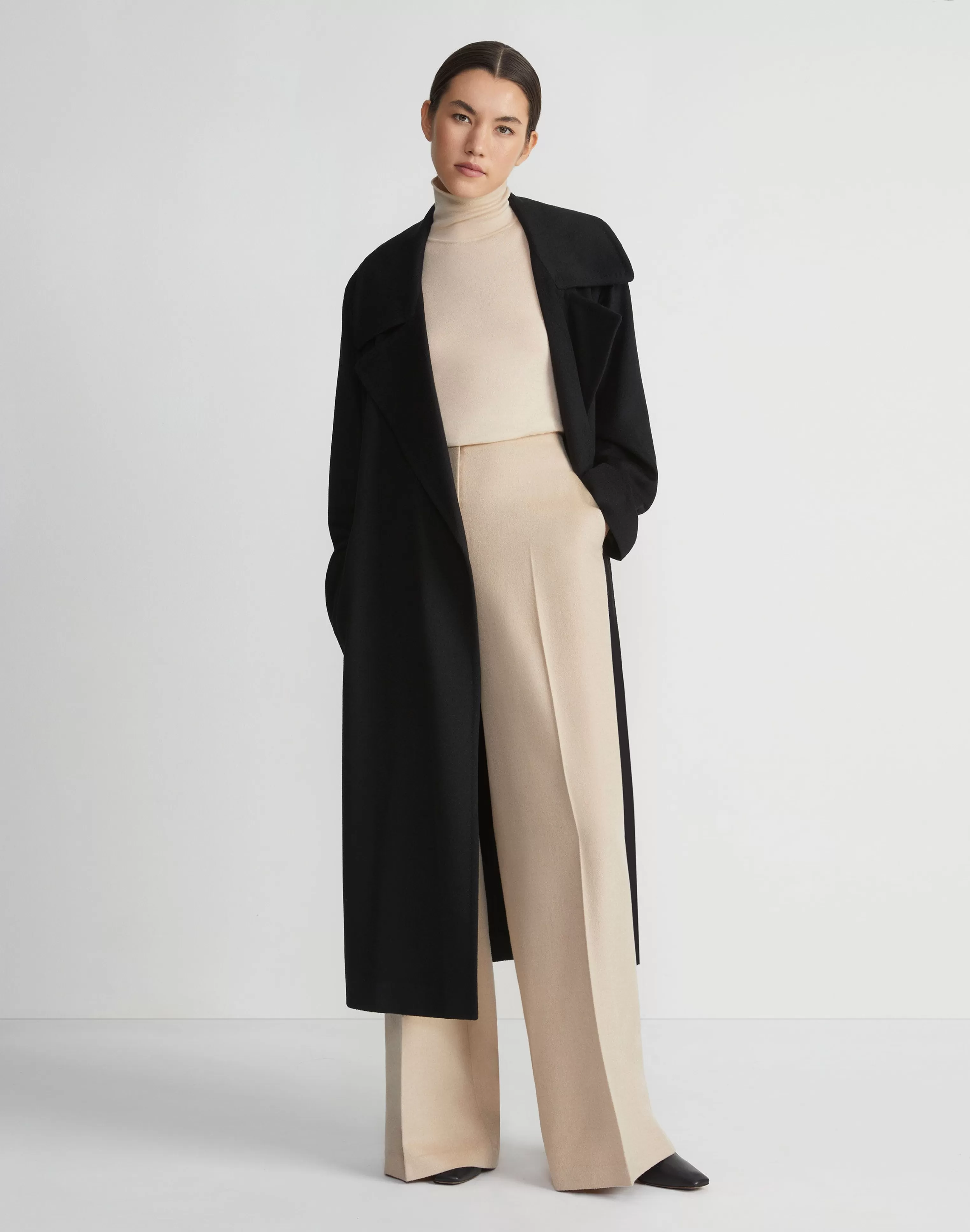 Camel Hair Oversized Trench Coat<Lafayette 148 New York Best Sale