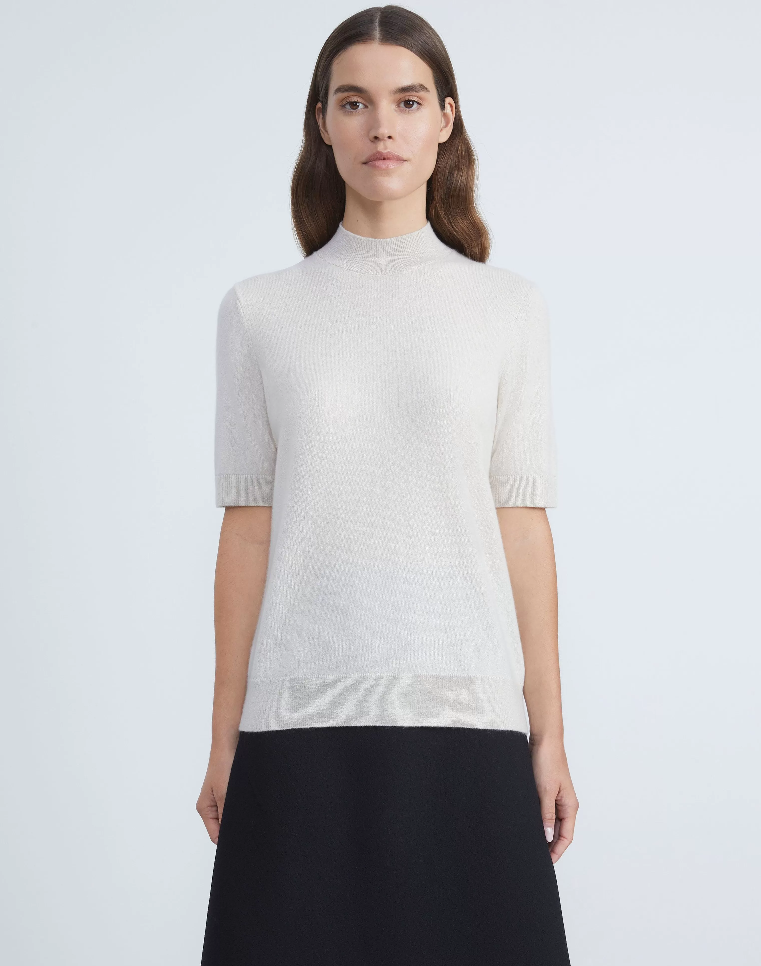 Cashmere Mockneck Sweater<Lafayette 148 New York Best Sale