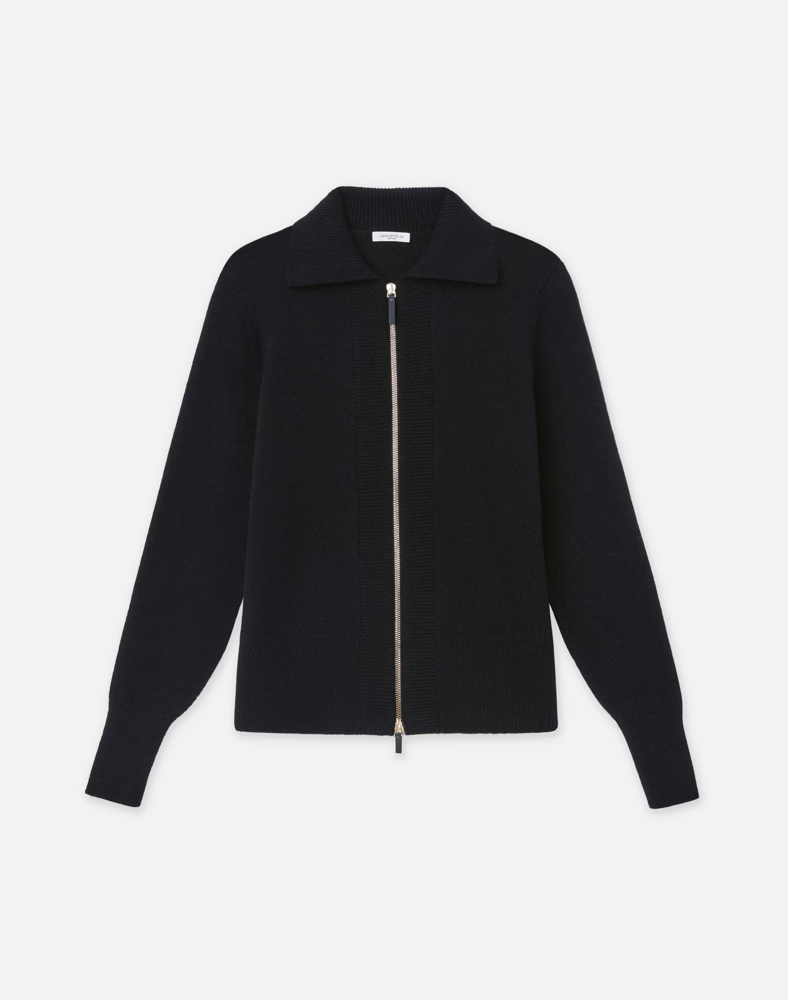 Cashmere Polo Cardigan<Lafayette 148 New York Cheap