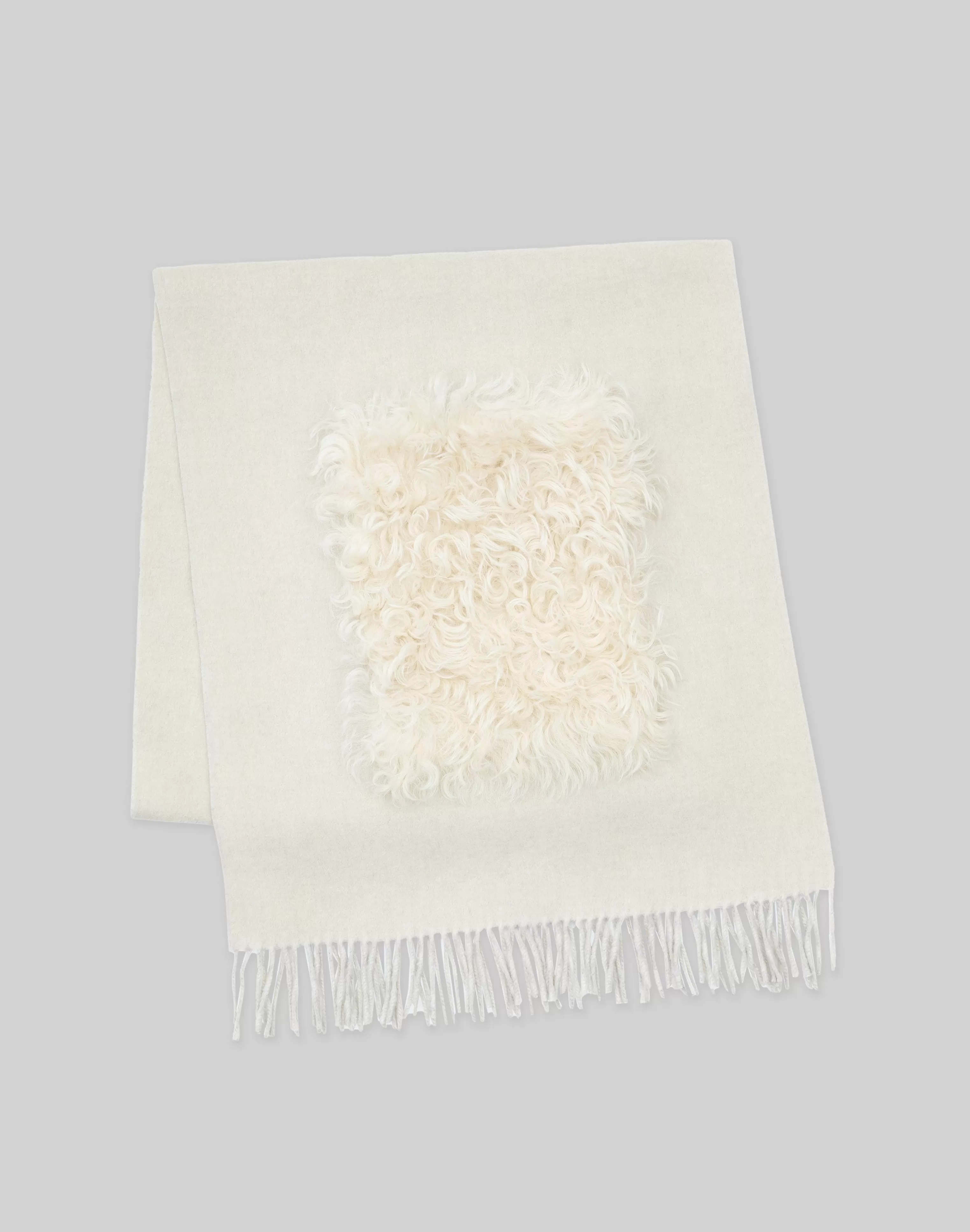 Cashmere Shearling Pocket Shawl<Lafayette 148 New York Best