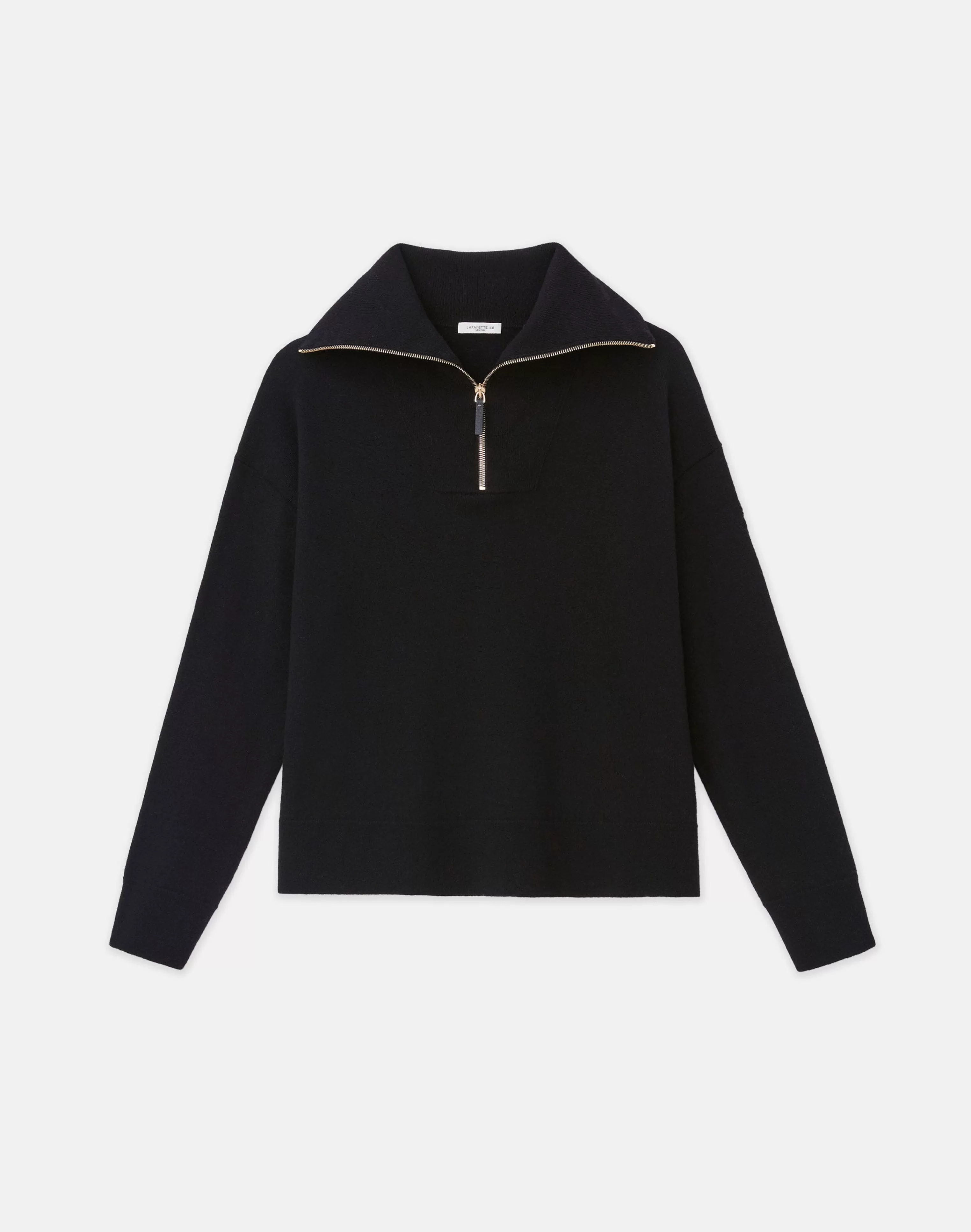 Cashmerino Half Zip Sweater<Lafayette 148 New York Best