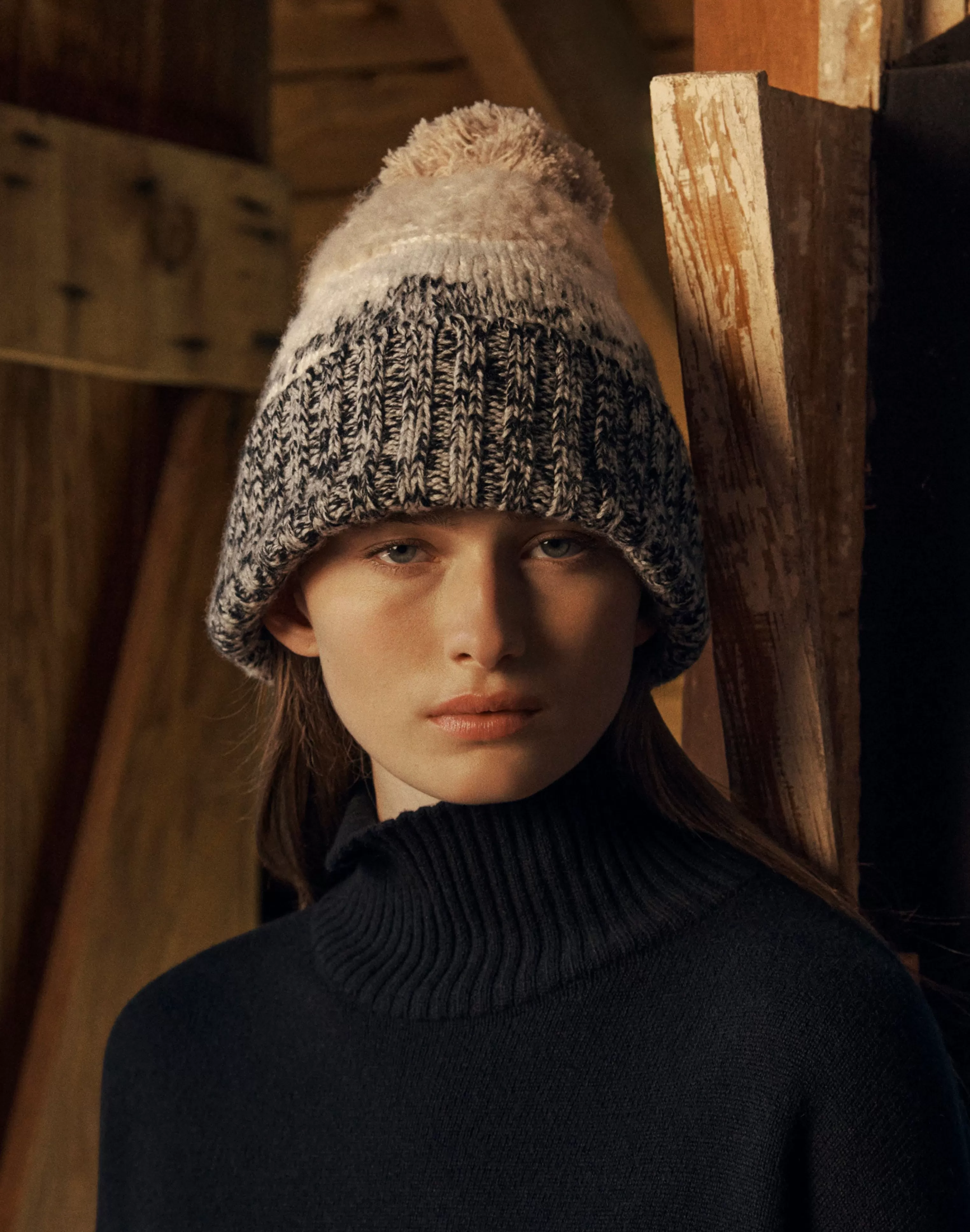 Fair Isle Jacquard Cashmere-Silk Beanie<Lafayette 148 New York Outlet