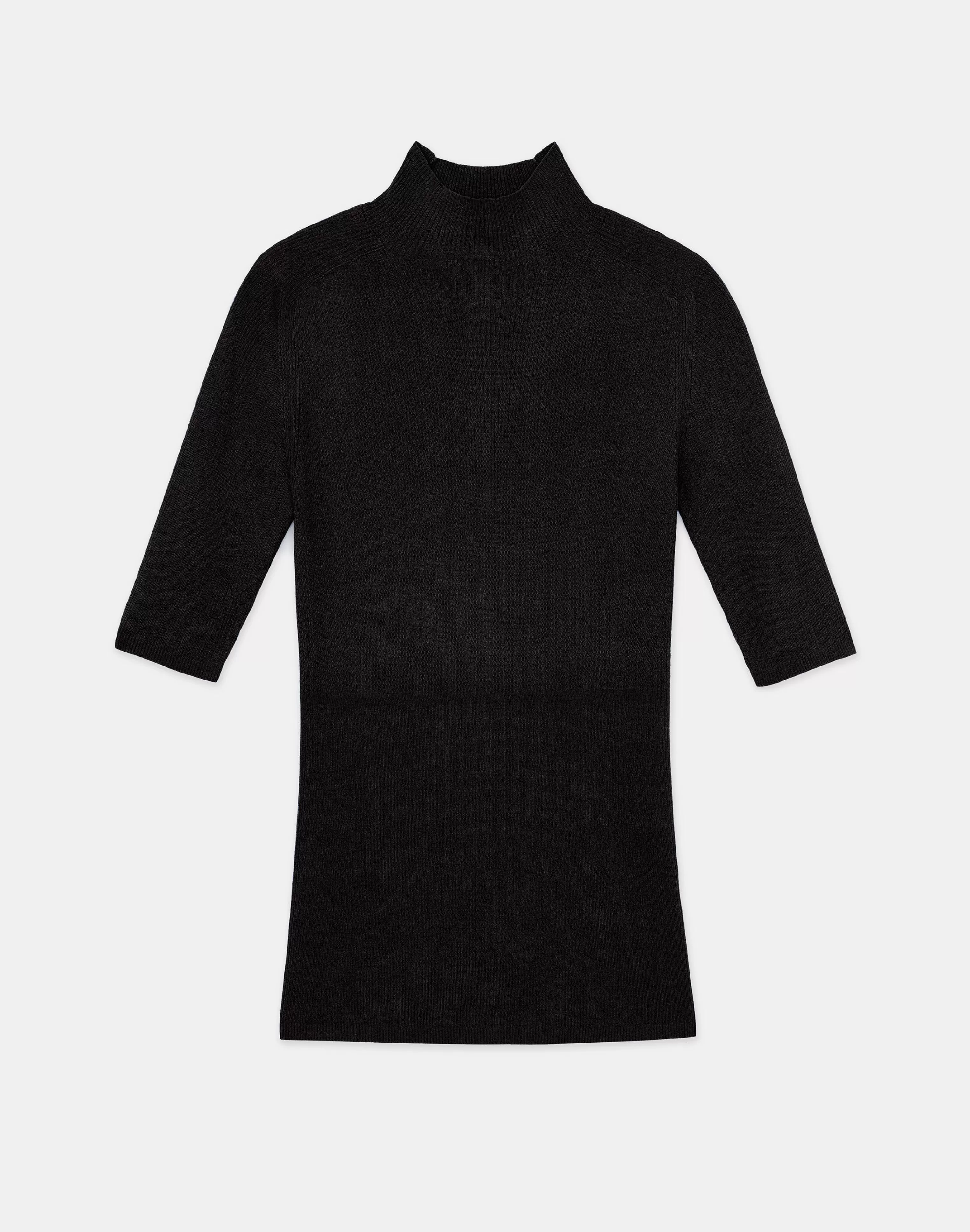 Finespun Voile Ribbed Short Sleeve Sweater<Lafayette 148 New York Fashion