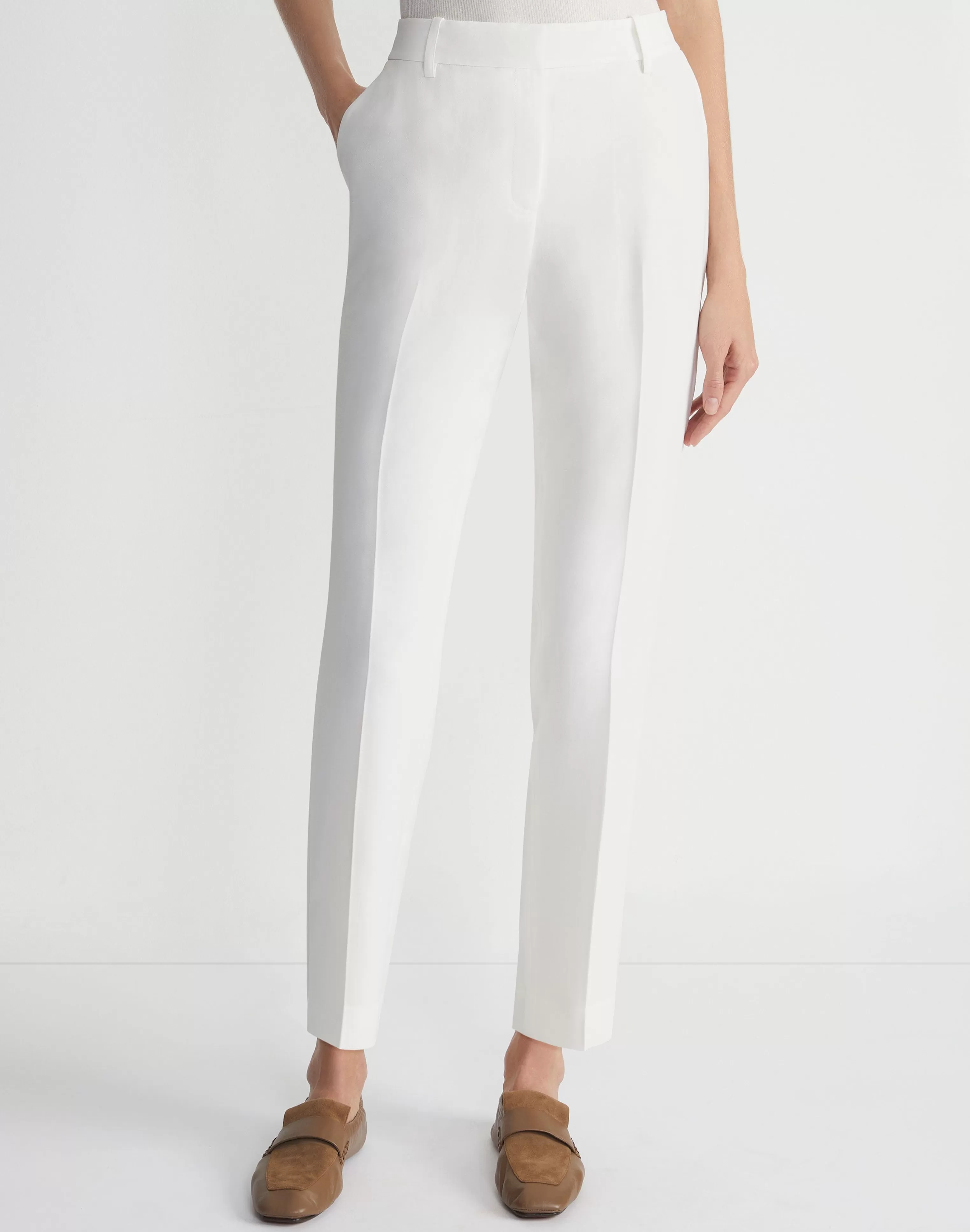 Finesse Crepe Clinton Ankle Pant<Lafayette 148 New York Cheap