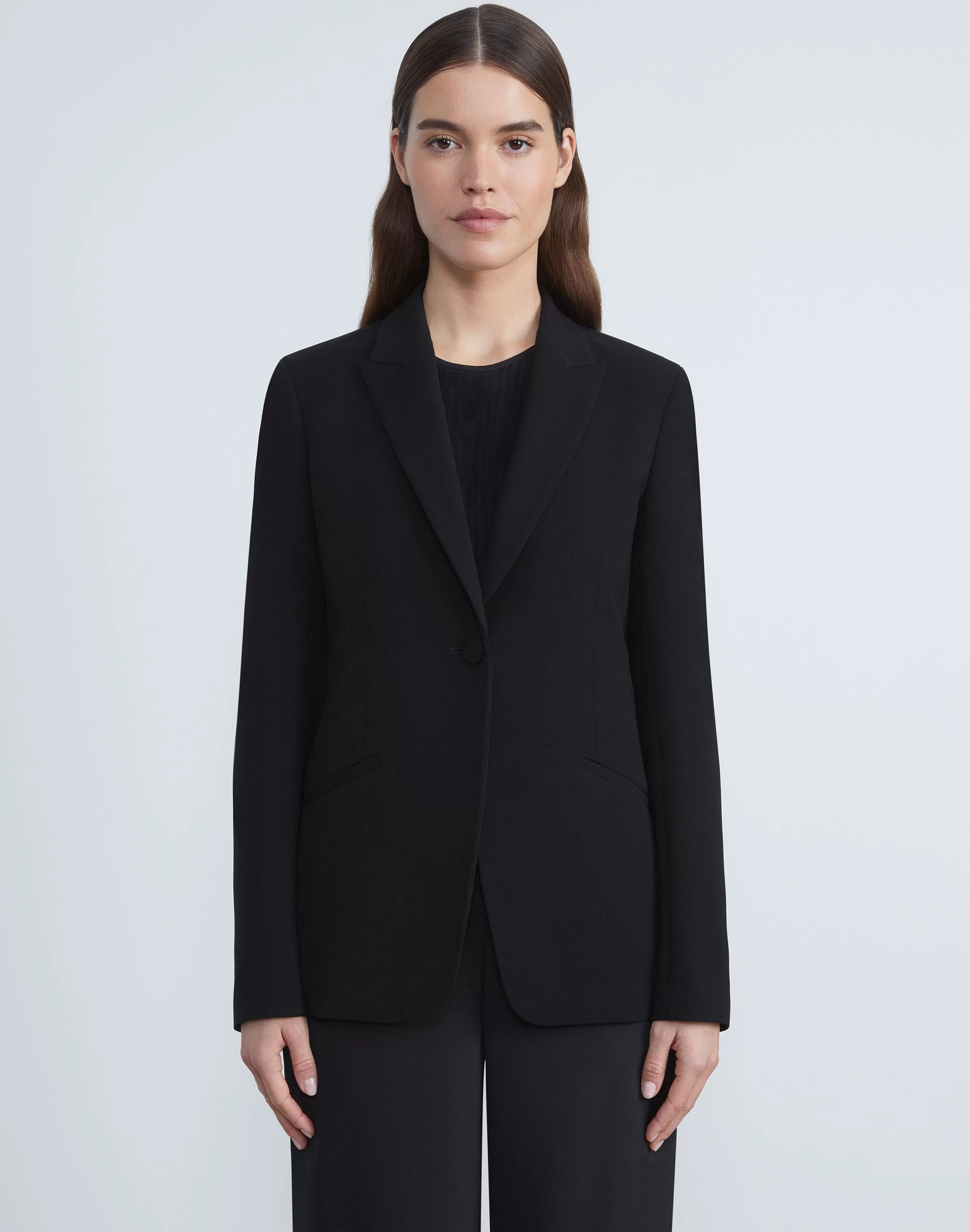 Finesse Crepe Cutaway Blazer<Lafayette 148 New York Flash Sale