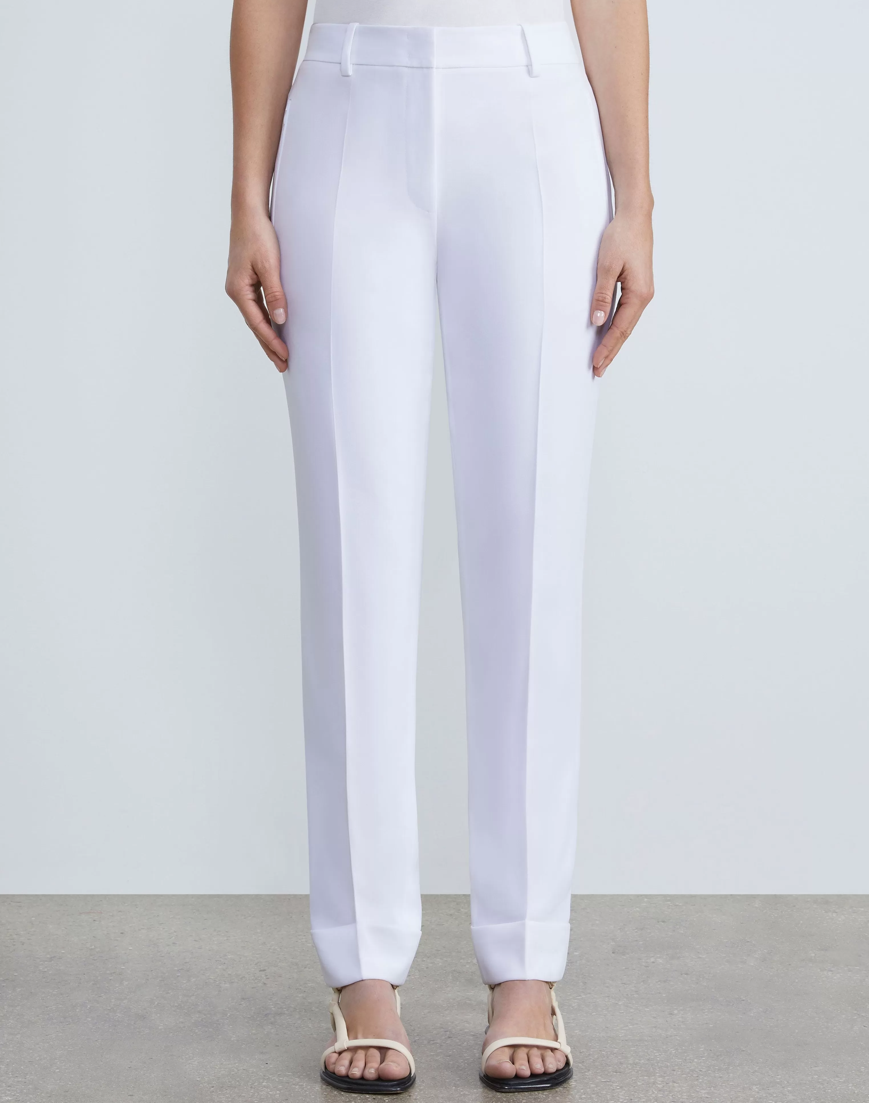 Finesse Crepe Essex Slim Pant<Lafayette 148 New York Fashion