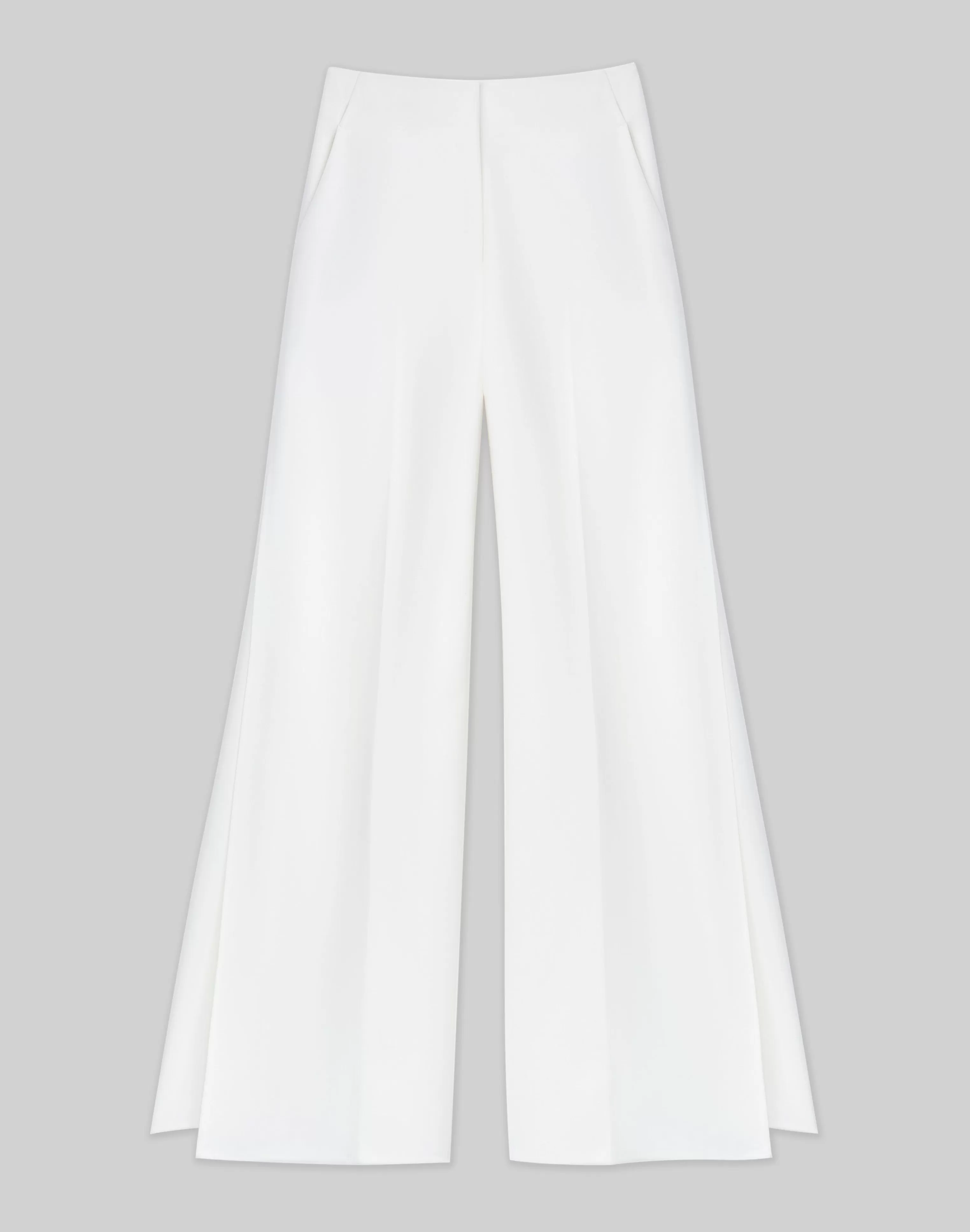 Finesse Crepe Franklin Wide Leg Ankle Pant<Lafayette 148 New York Flash Sale