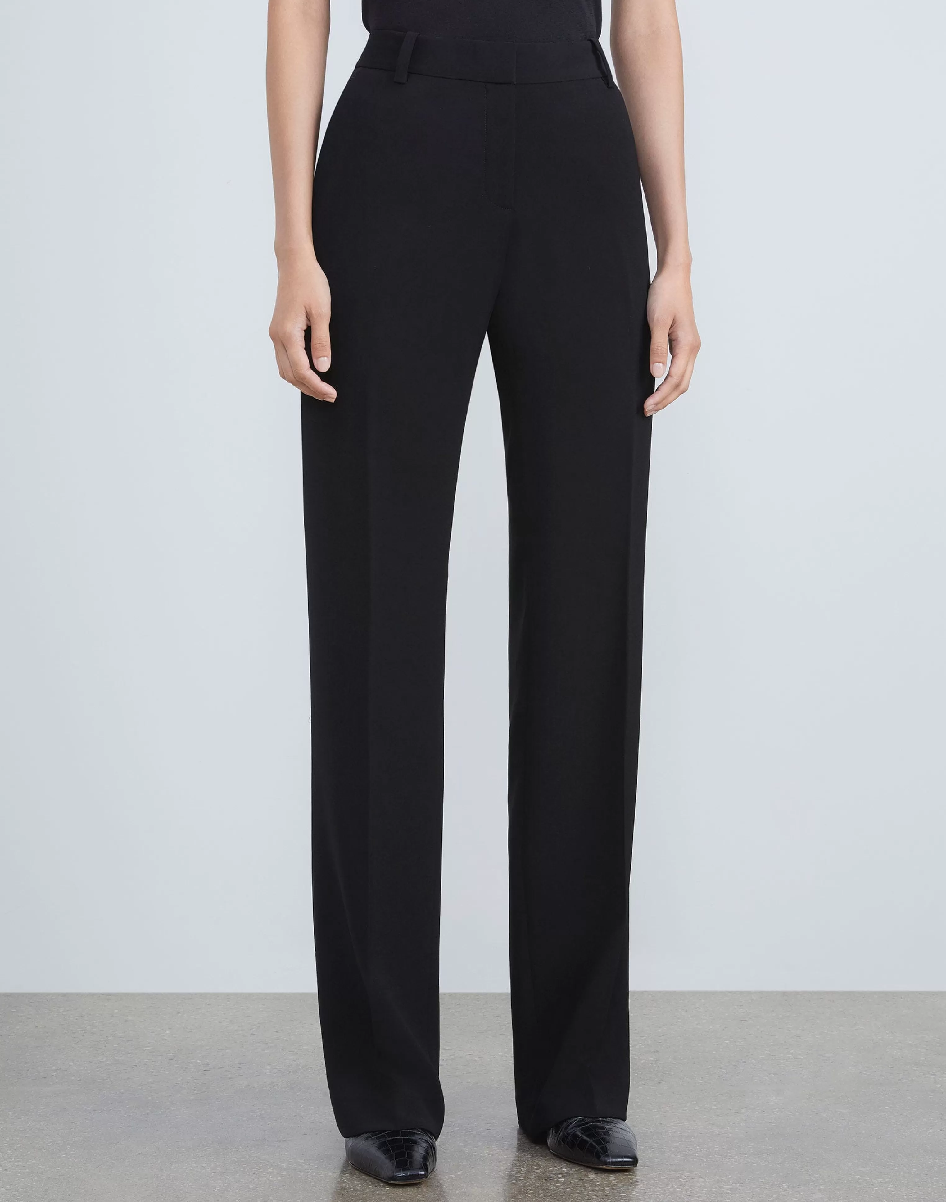 Finesse Crepe Gates Pant<Lafayette 148 New York Store