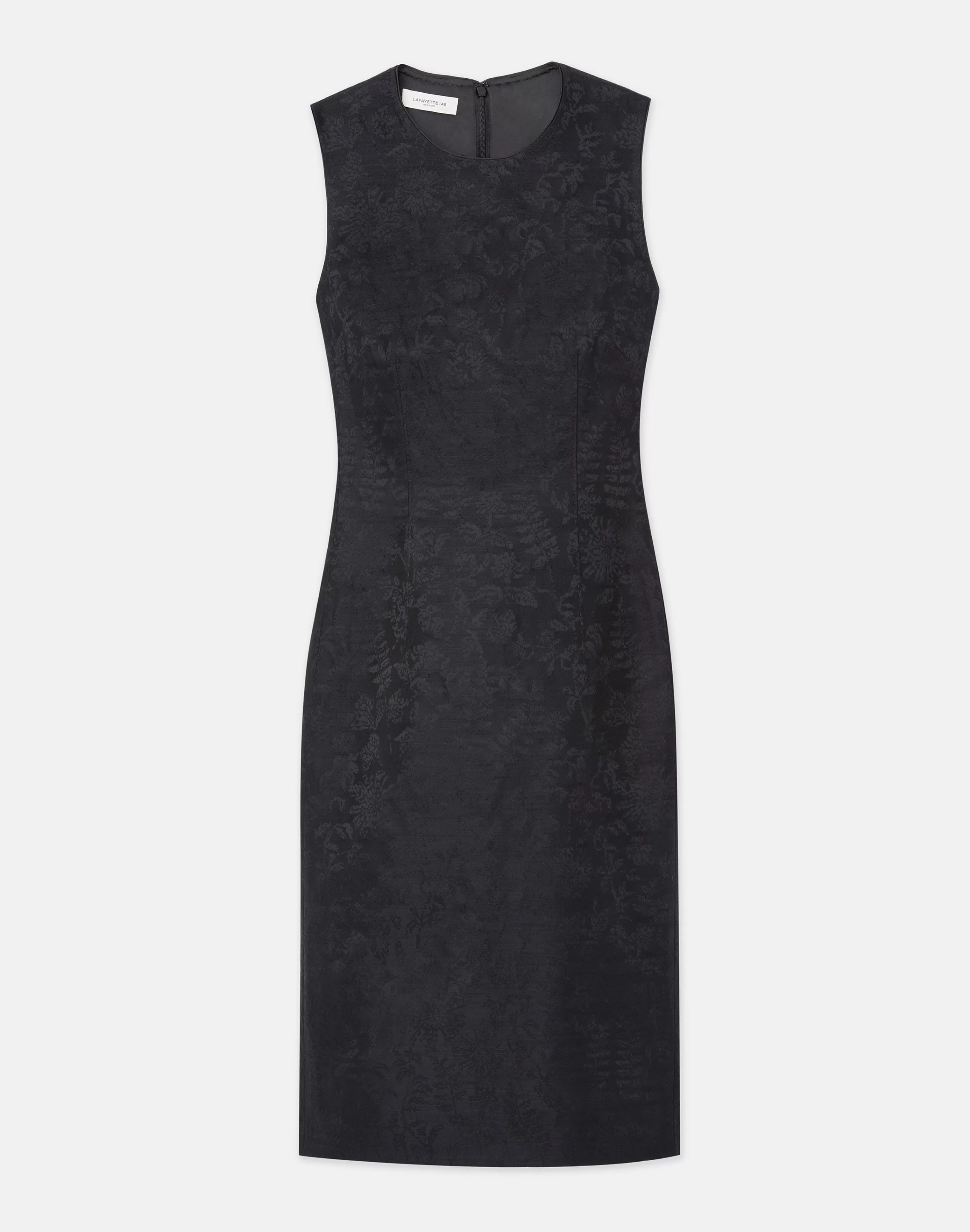 Flora Bloom Jacquard Wool-Silk Sheath Dress<Lafayette 148 New York Discount