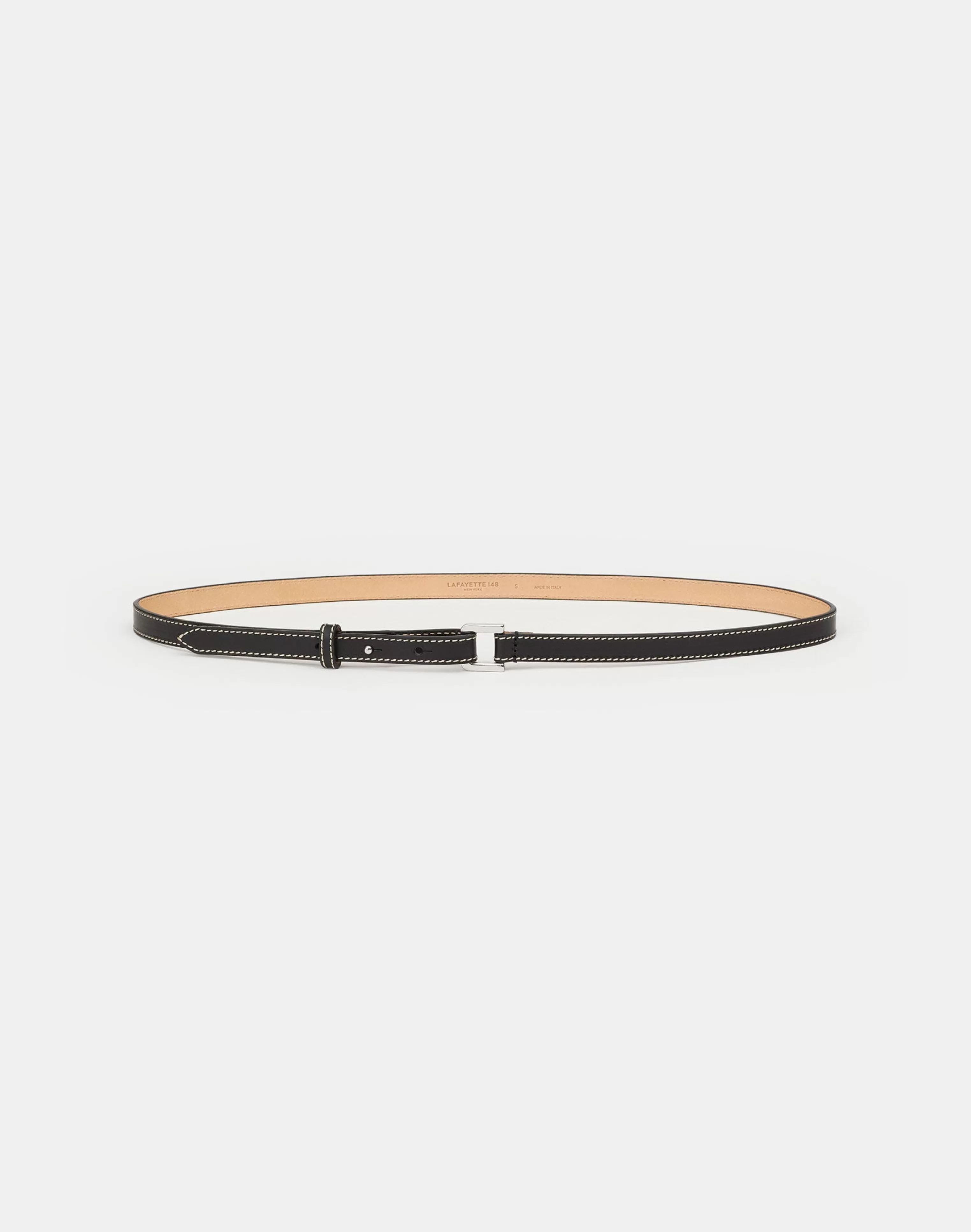 Italian Vachetta Leather Skinny Belt<Lafayette 148 New York Online