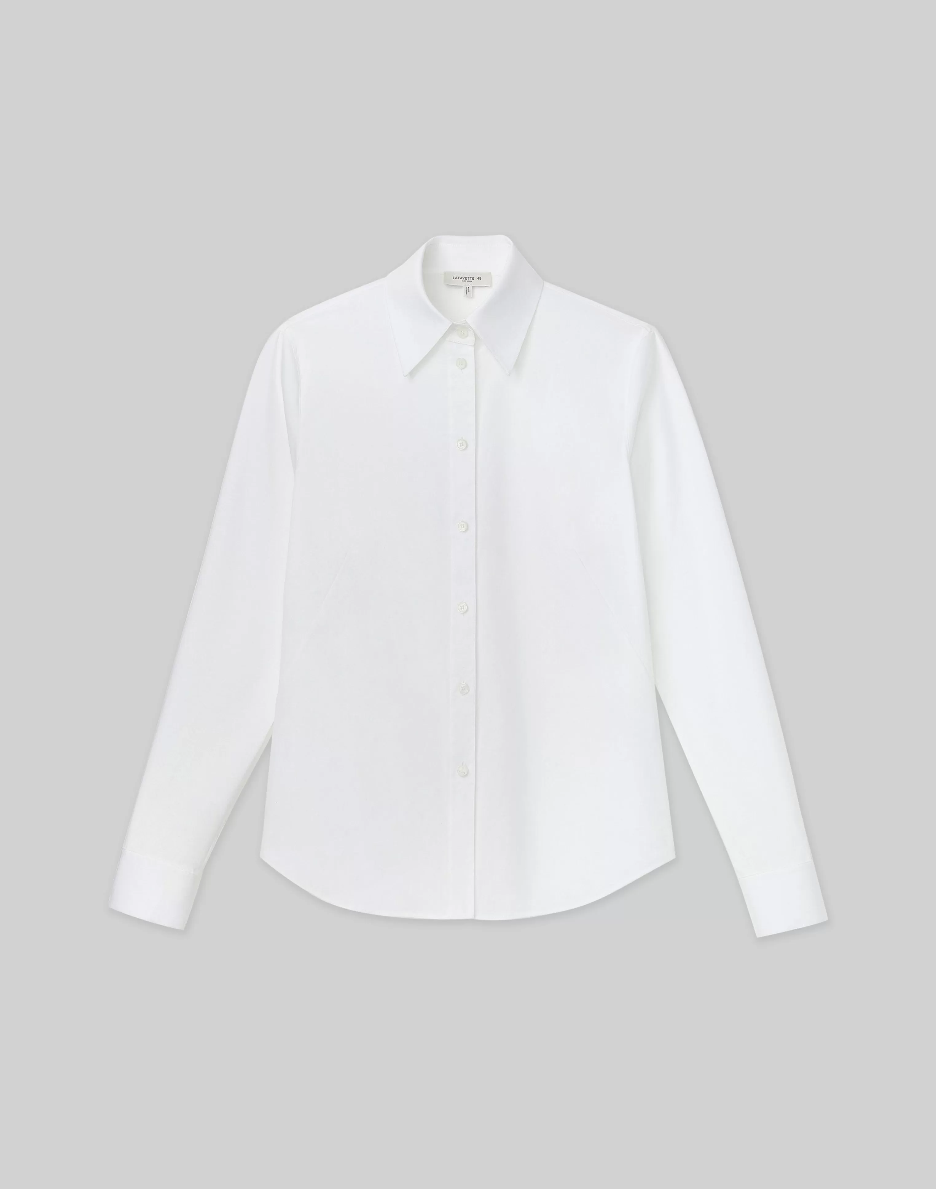 Kennedy Shirt In Italian Stretch Cotton<Lafayette 148 New York Outlet