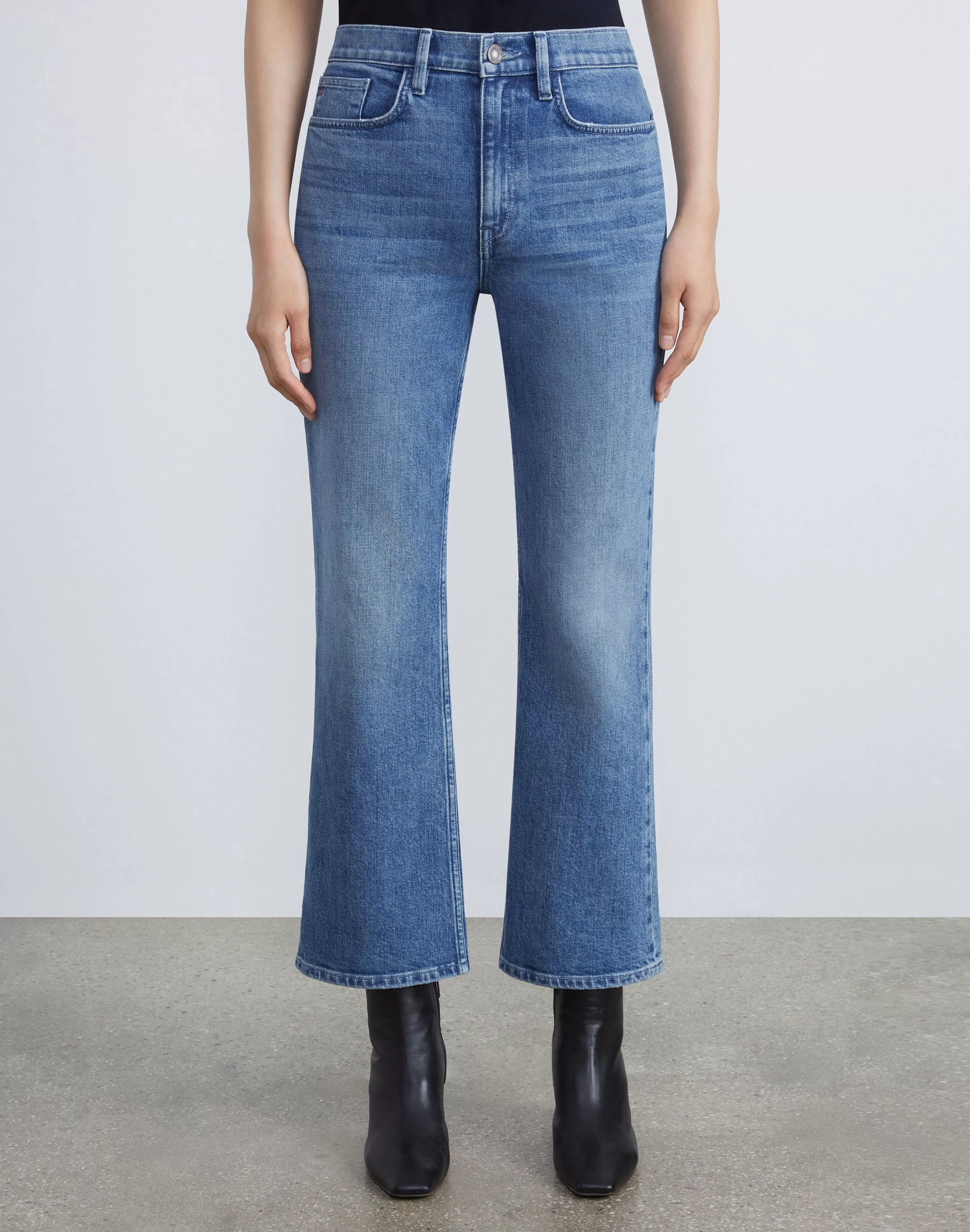 L148 Denim Mott Flared Ankle Jean<Lafayette 148 New York Outlet