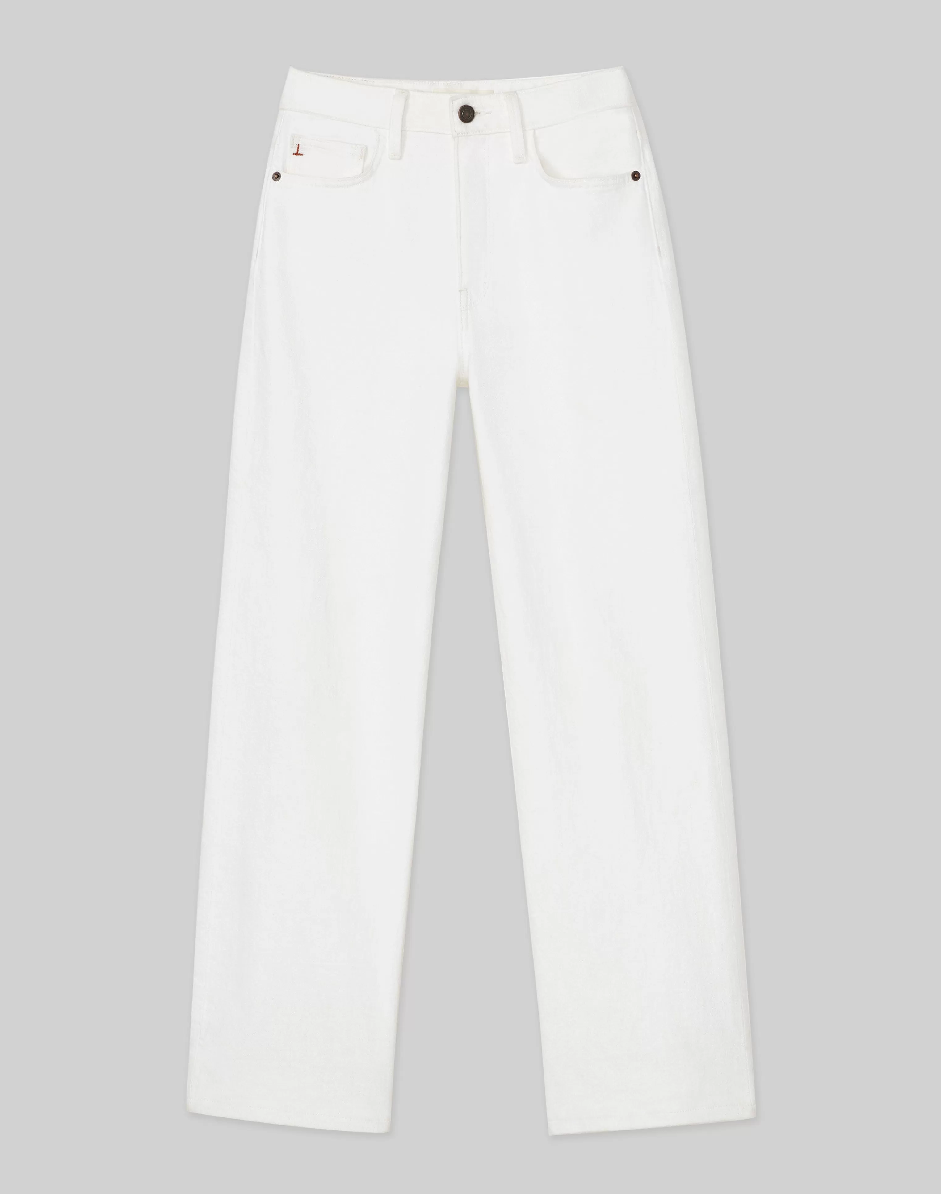 L148 Denim Wyckoff Wide-Leg Cropped Jean<Lafayette 148 New York Discount