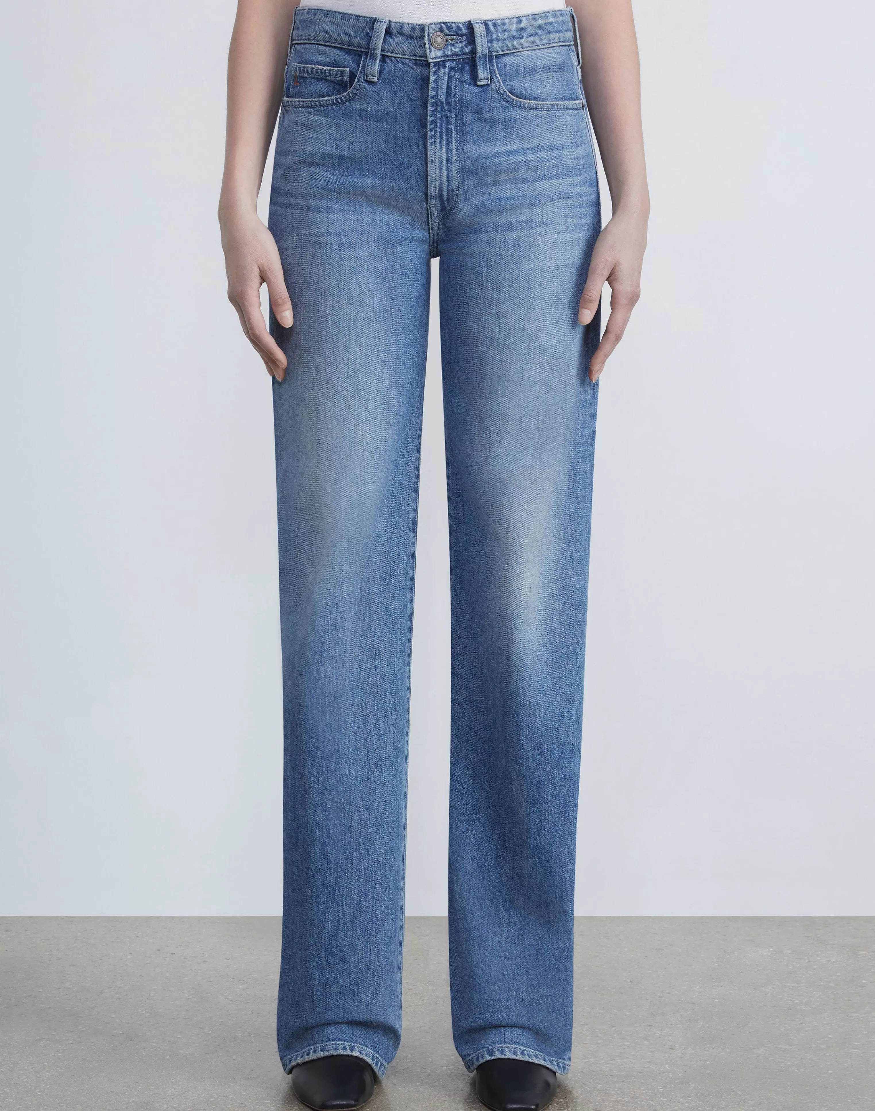 L148 Denim Wyckoff Wide-Leg Jean<Lafayette 148 New York Outlet