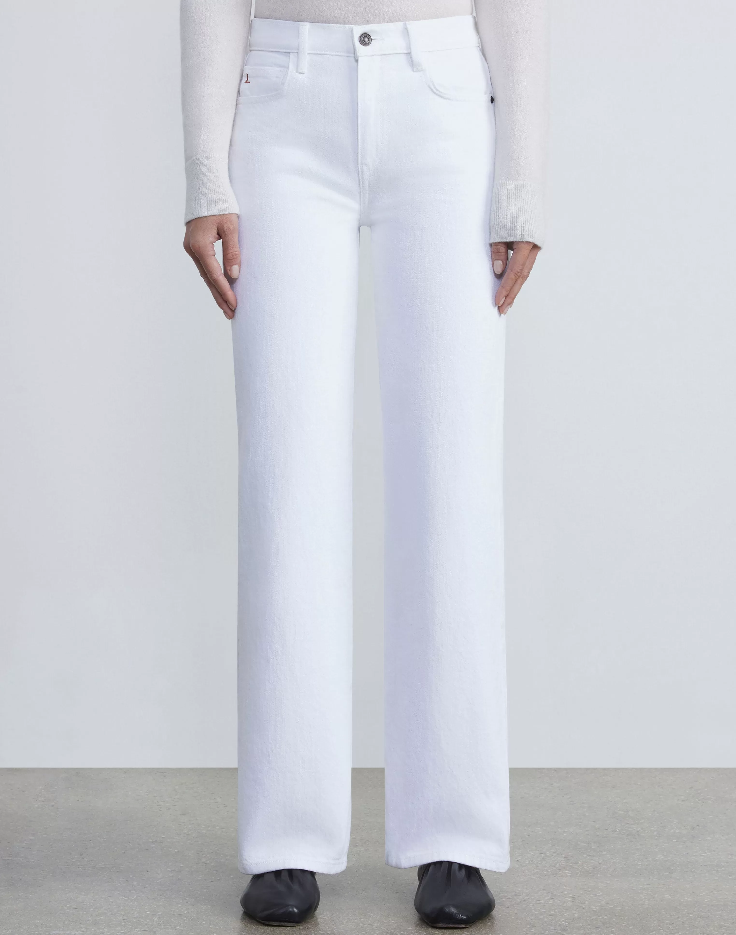 L148 Denim Wyckoff Wide-leg Jean<Lafayette 148 New York Discount