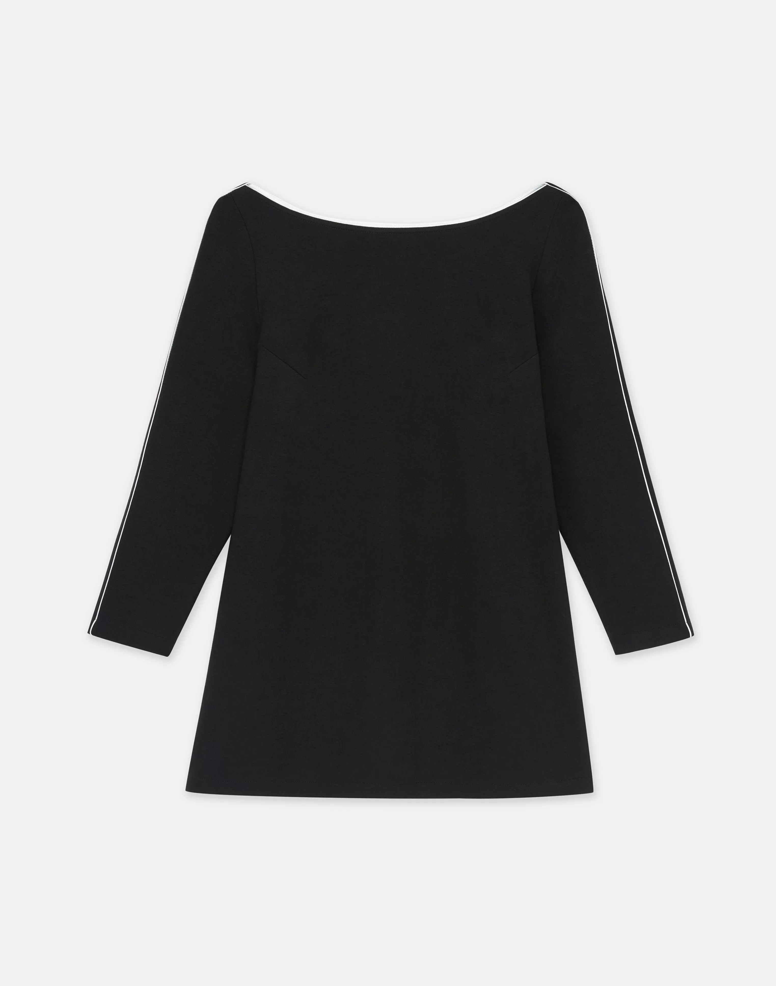 Lightweight Punto Milano Bateau Neck Top<Lafayette 148 New York Cheap