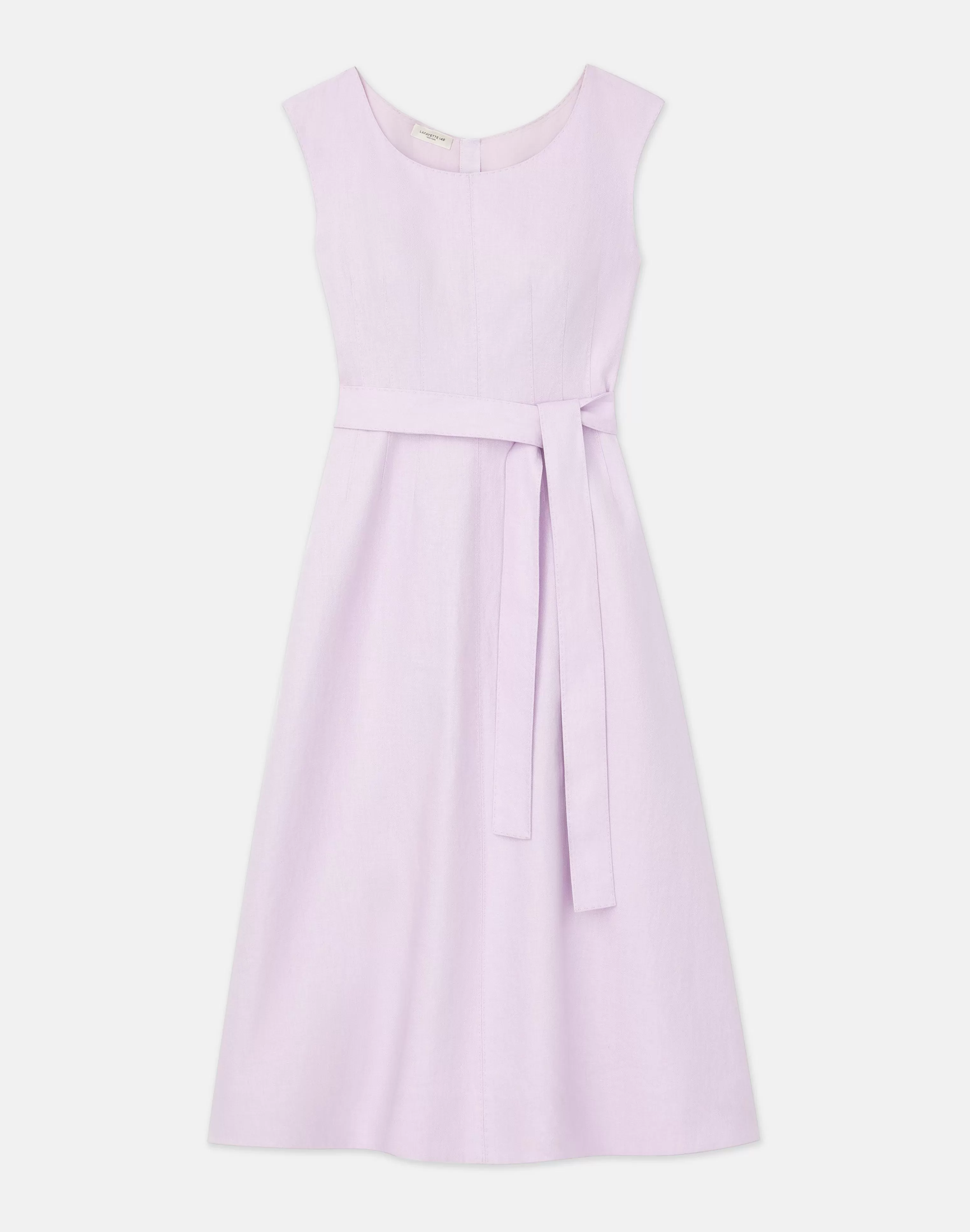 Linen Fit & Flare Midi Dress<Lafayette 148 New York Cheap