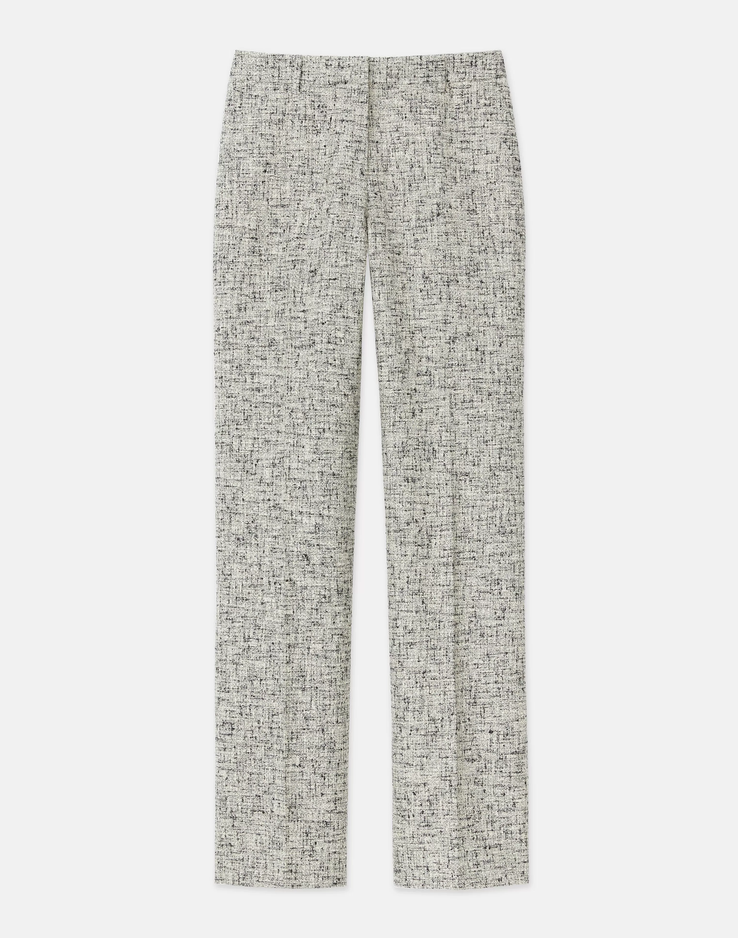 Linen-Cotton Bouclé Tweed Gates Pant<Lafayette 148 New York Fashion