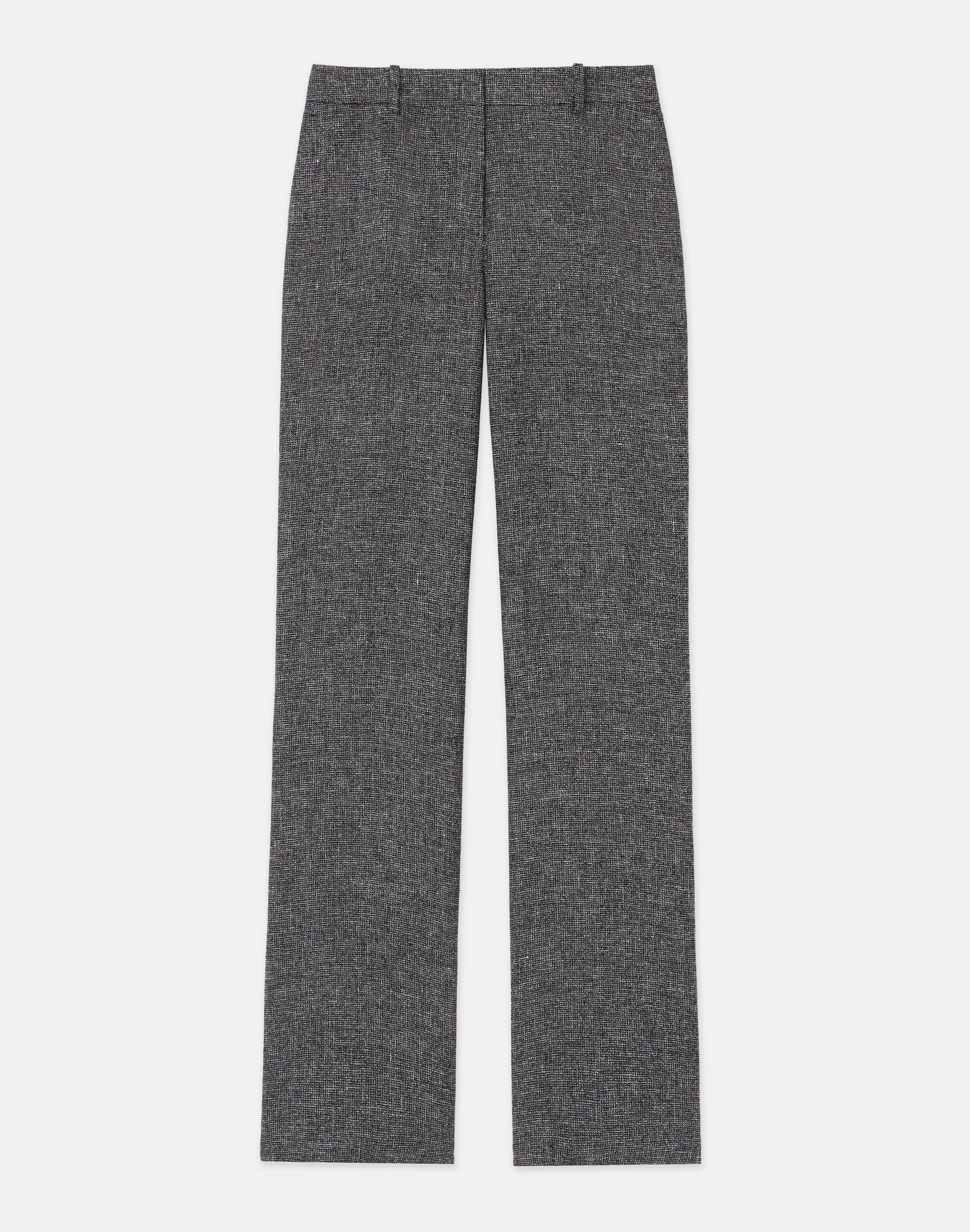 Marled Linen Basketweave Gates Pant<Lafayette 148 New York Cheap