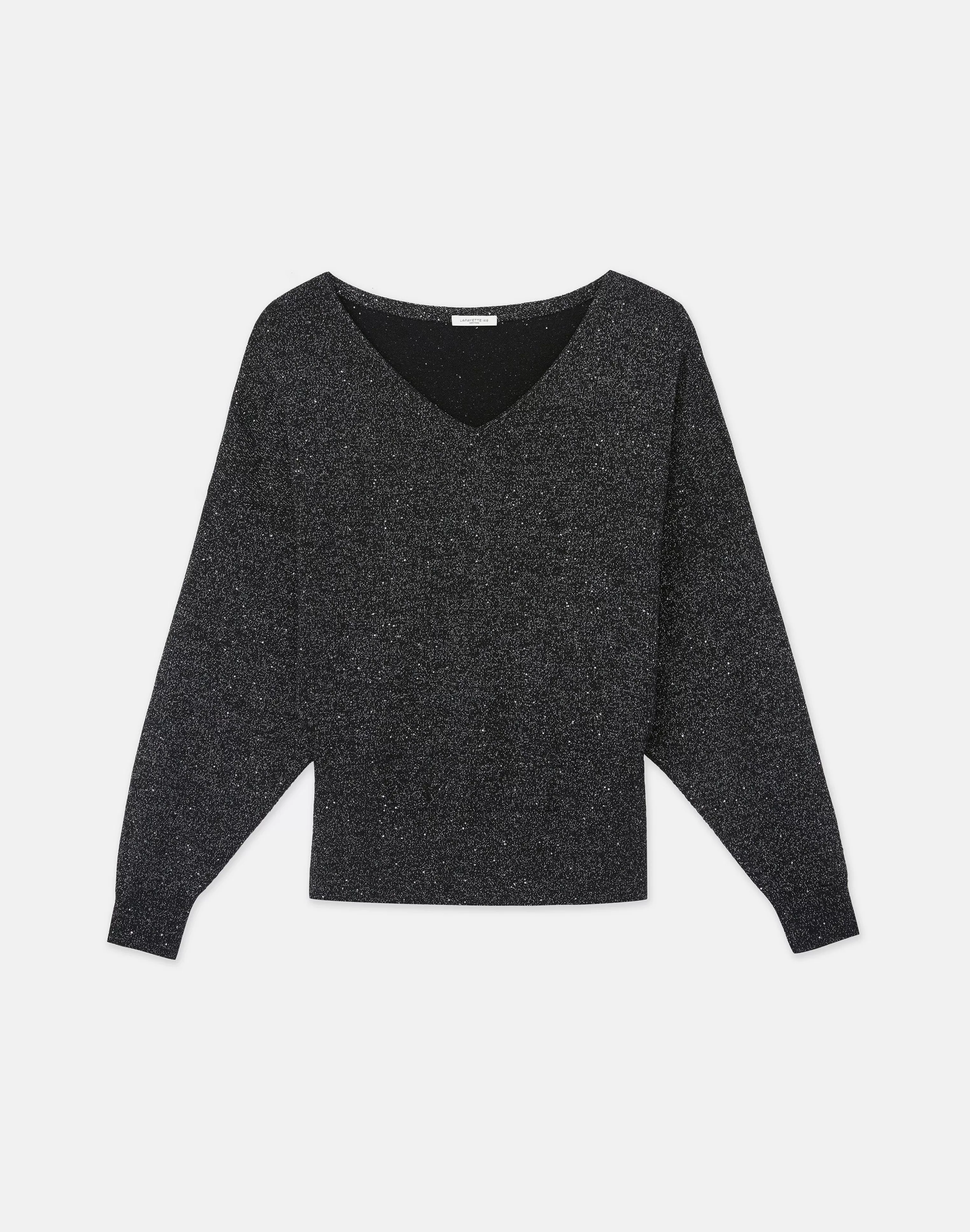 Merino Wool-Sequin Silk Blouson Sweater<Lafayette 148 New York Flash Sale