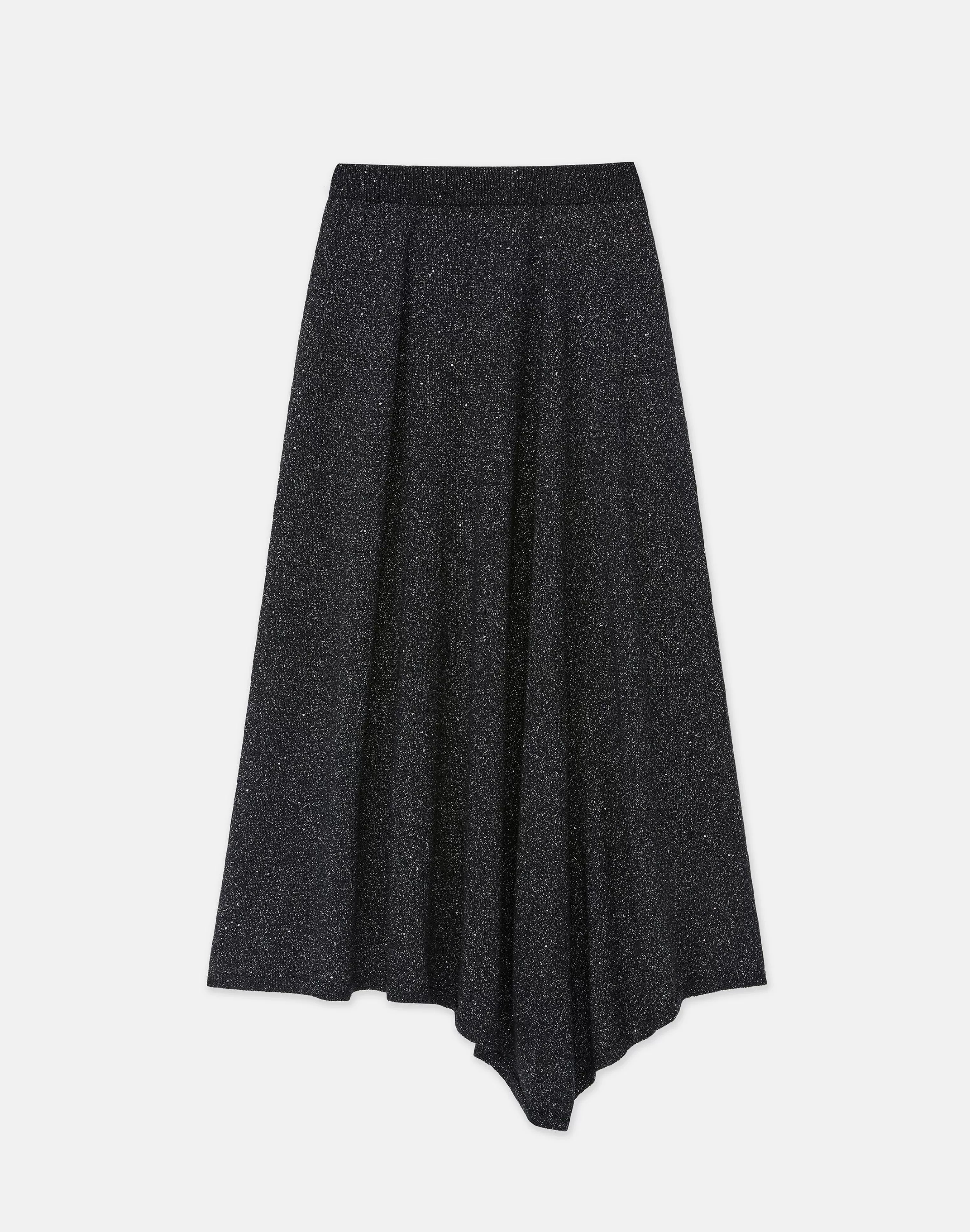 Merino Wool-Silk Sequin Knit Skirt<Lafayette 148 New York Best Sale