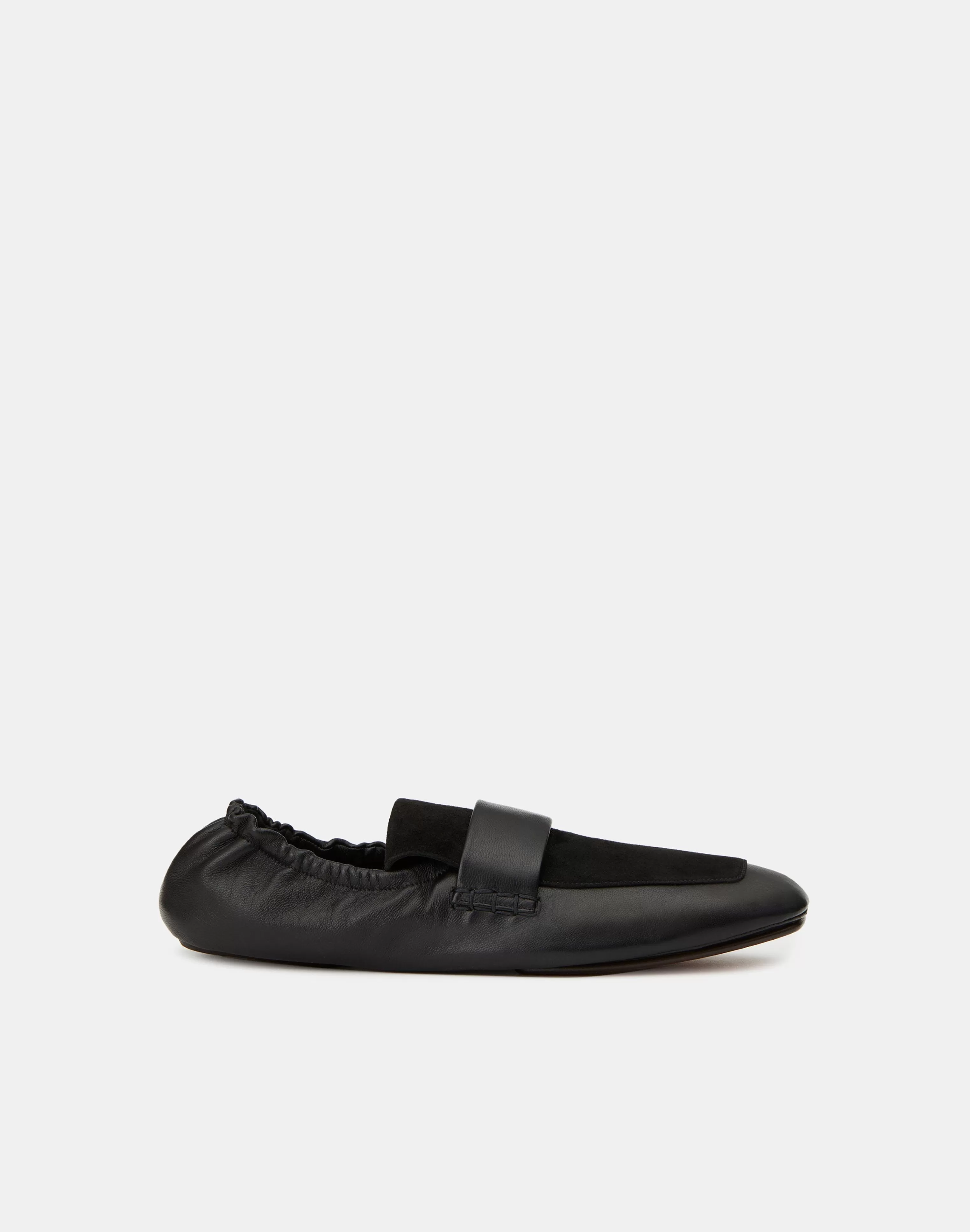 Nappa Leather & Suede Packable Loafer<Lafayette 148 New York Best