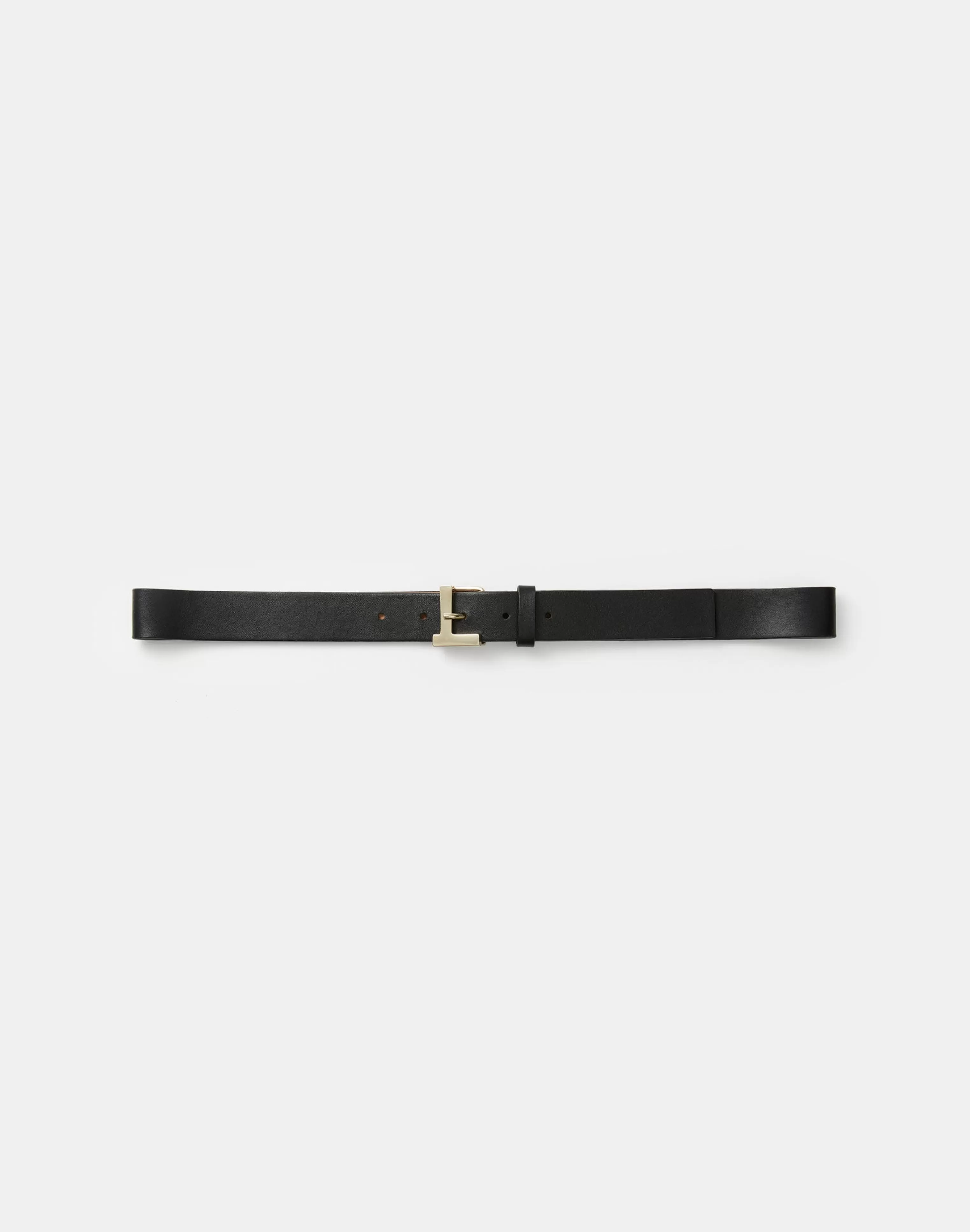 Nappa Leather L Beam Belt<Lafayette 148 New York Outlet