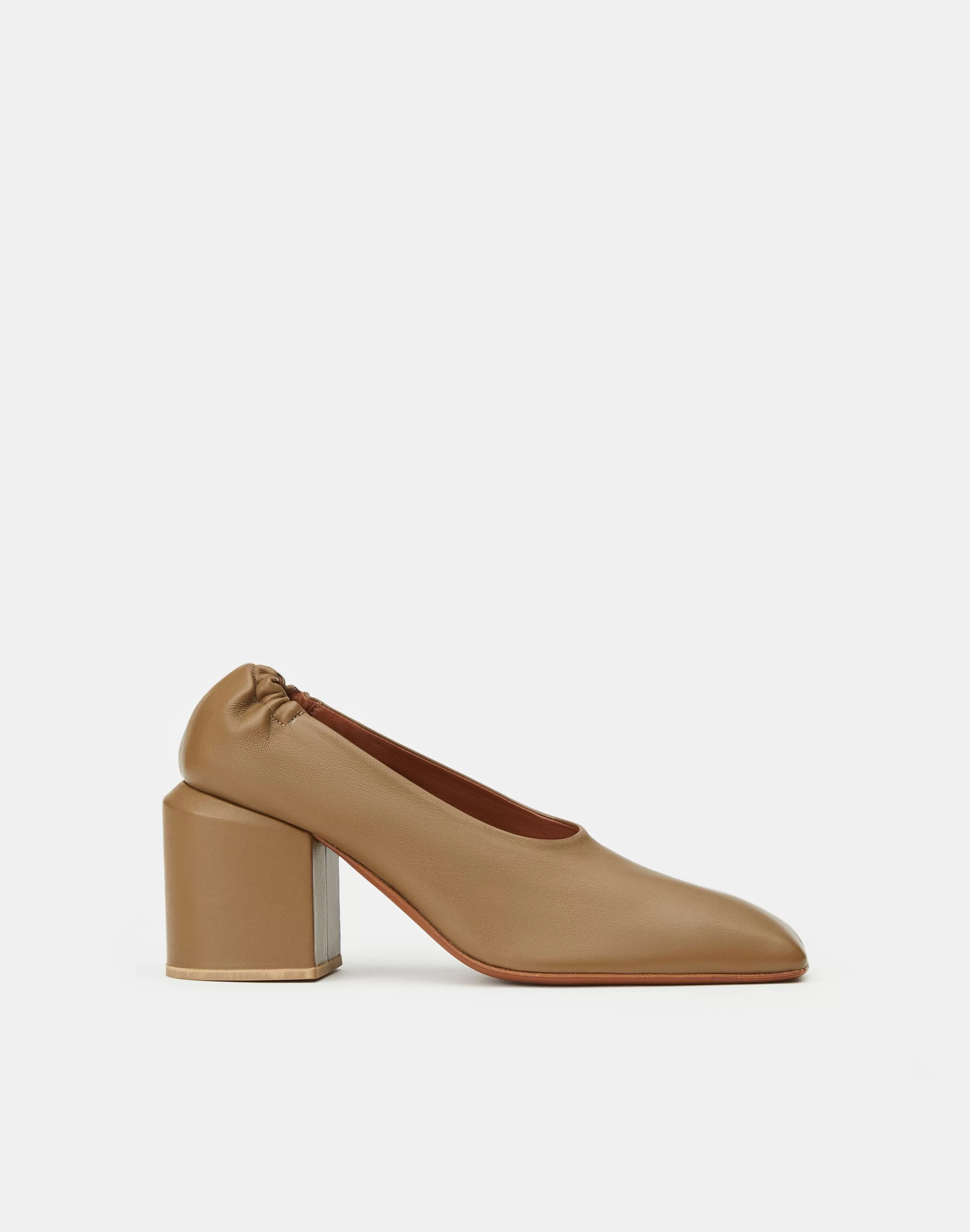 Nappa Leather Square Toe Pump<Lafayette 148 New York Clearance