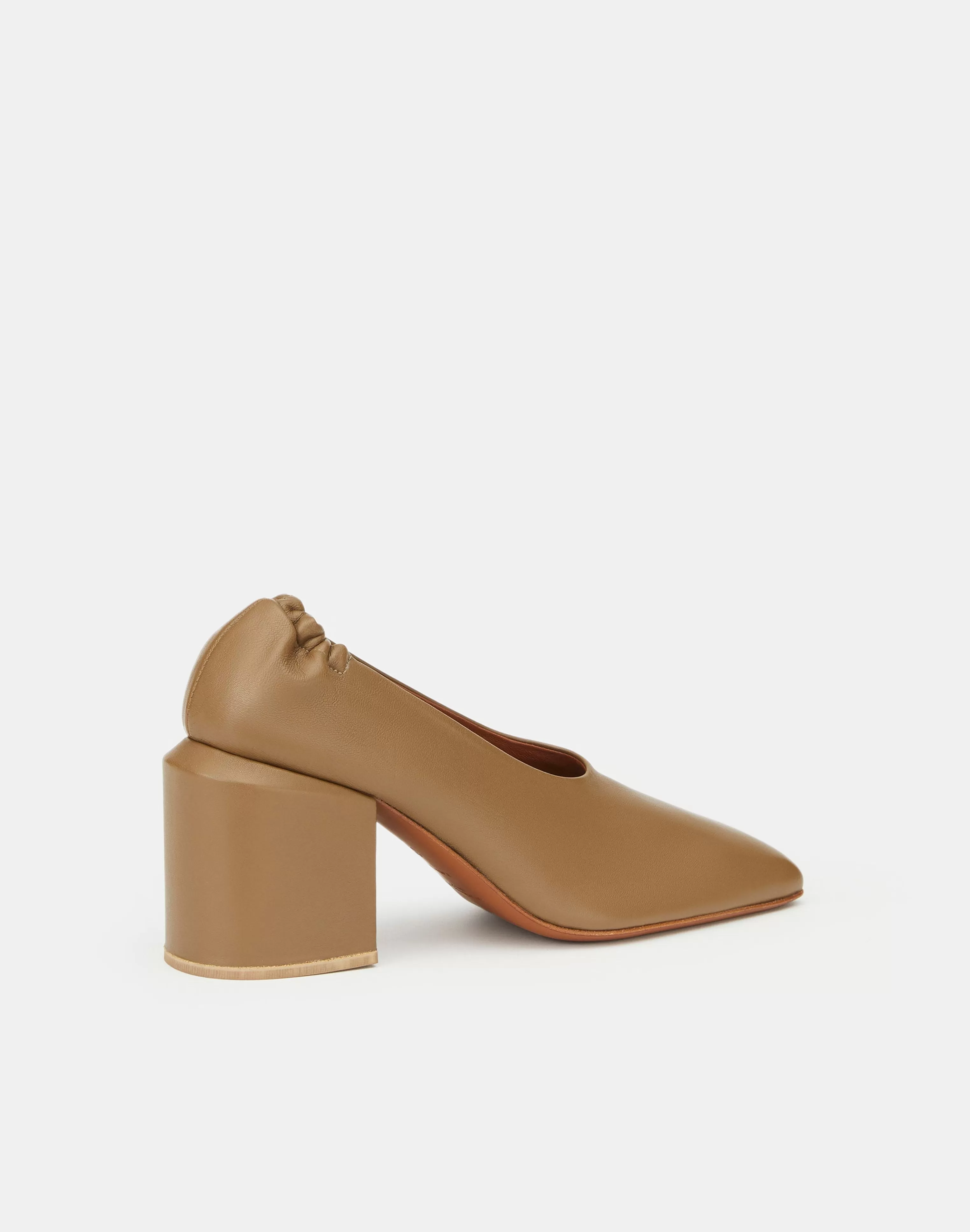 Nappa Leather Square Toe Pump<Lafayette 148 New York Clearance