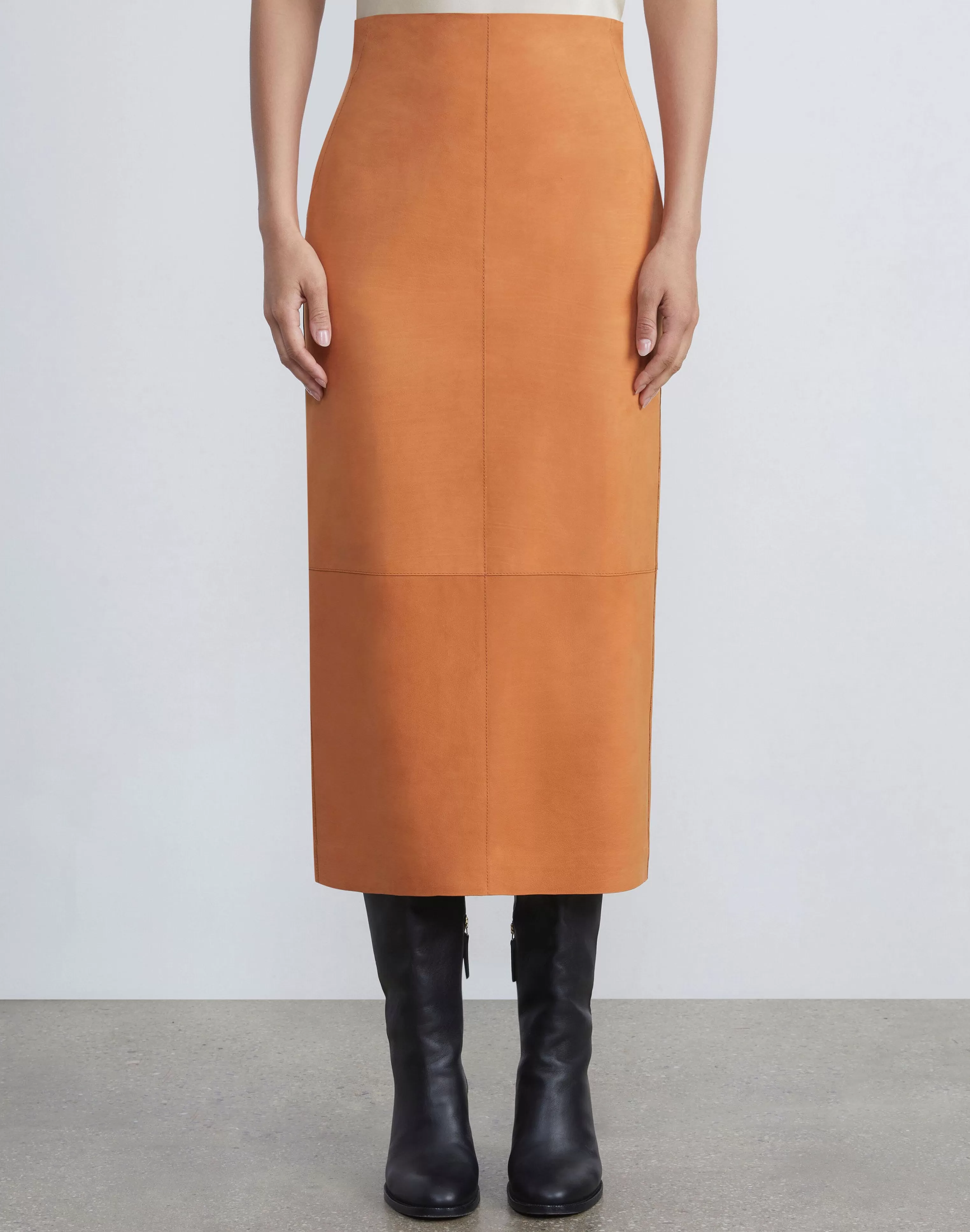 Nubuck Suede Pencil Skirt<Lafayette 148 New York Best