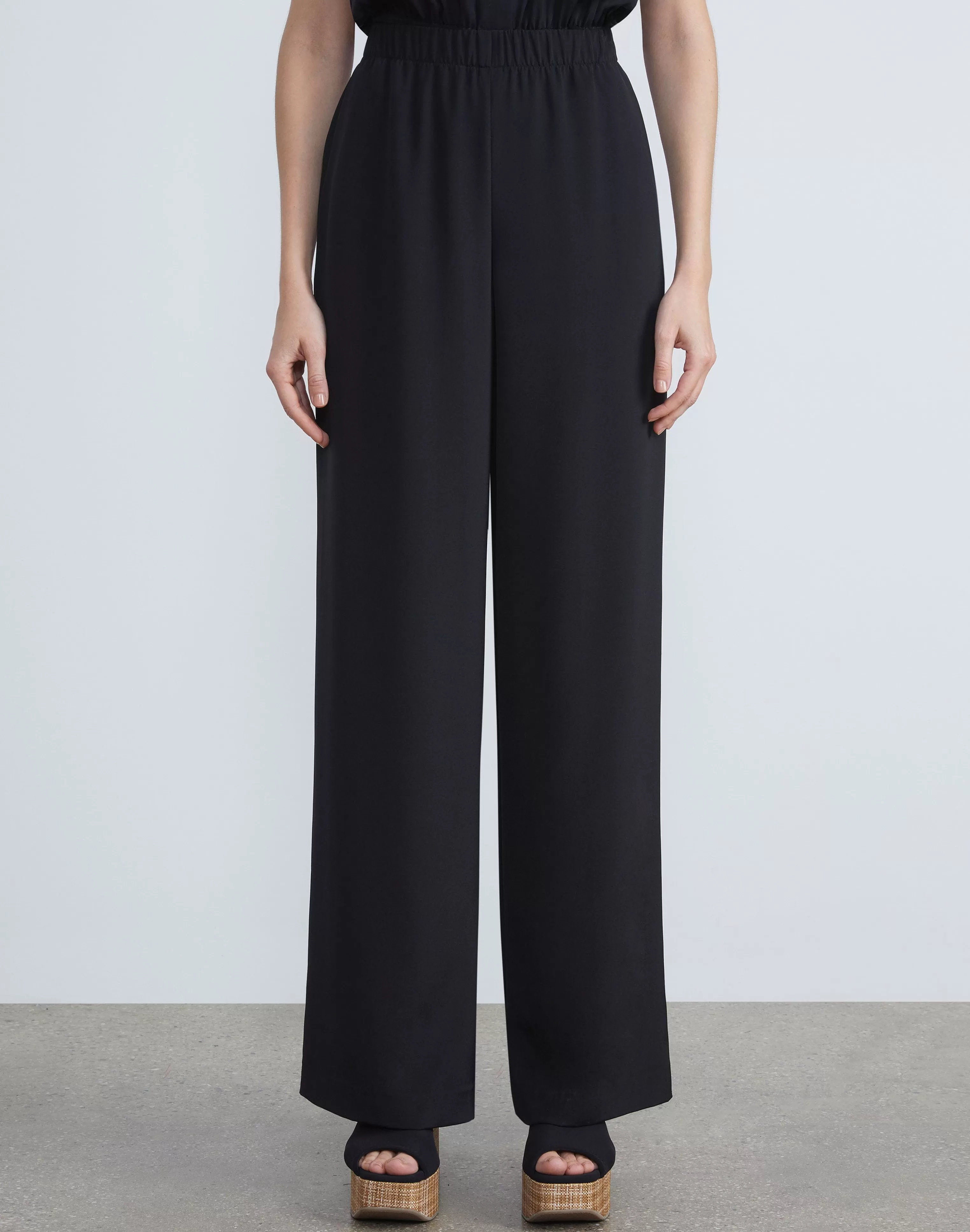 Organic Silk Crepe De Chine Perry Pant<Lafayette 148 New York Outlet