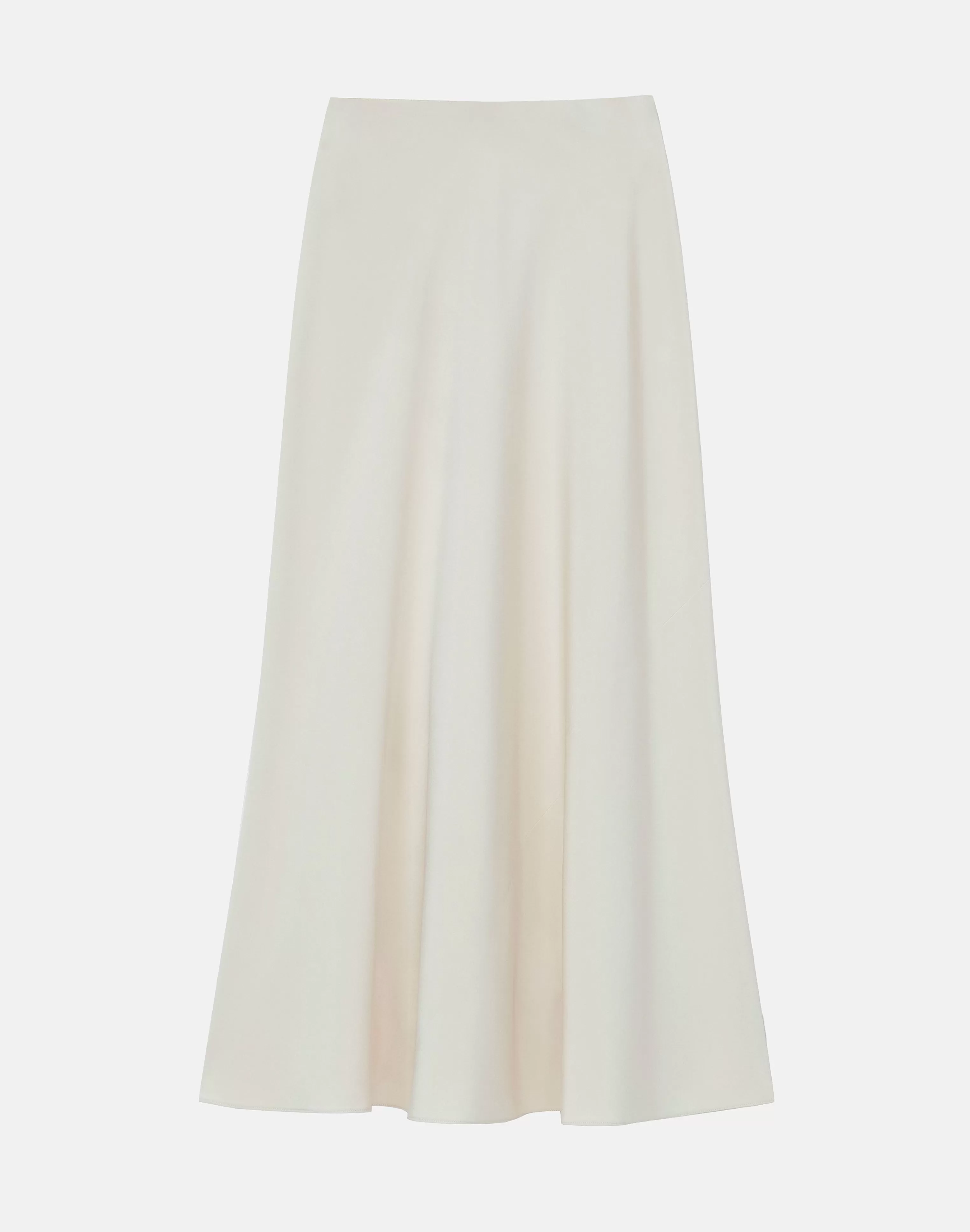 Organic Silk Stretch Crepe De Chine Bias Skirt<Lafayette 148 New York Clearance