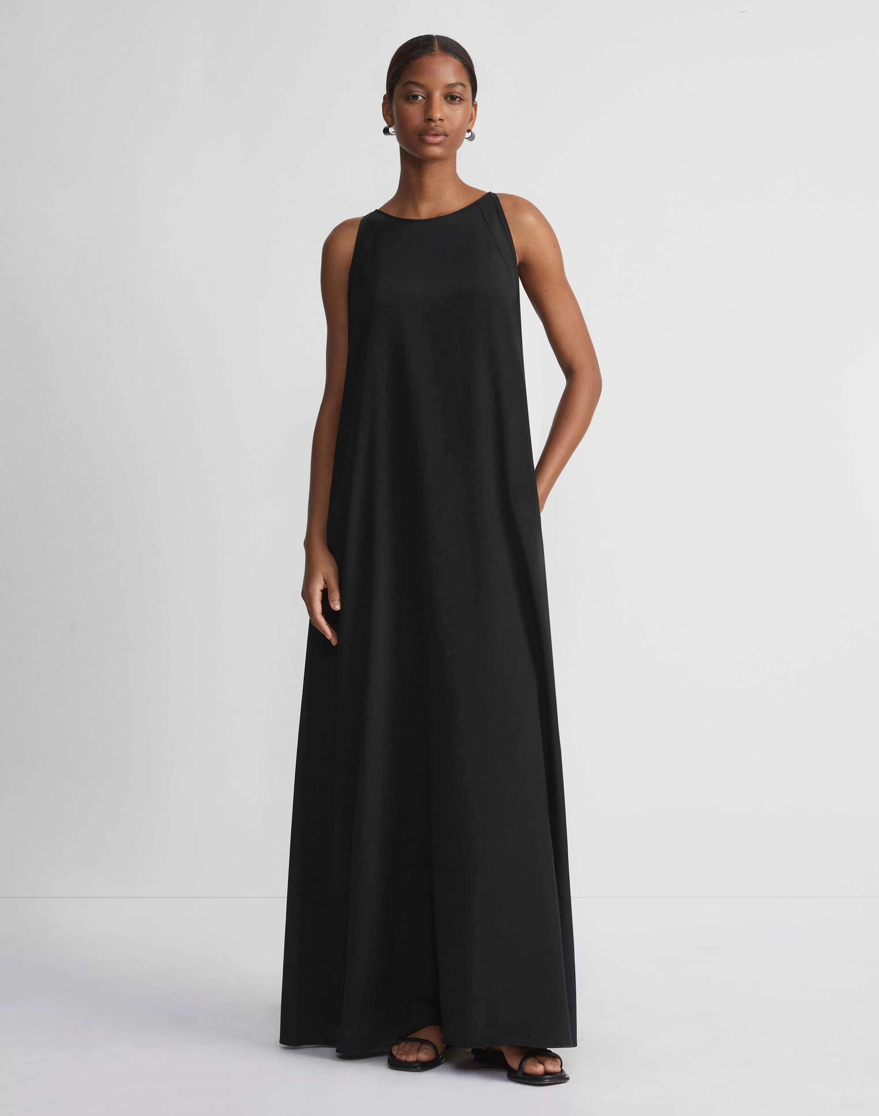 Organic Silk Stretch Georgette A-Line Gown<Lafayette 148 New York Best Sale