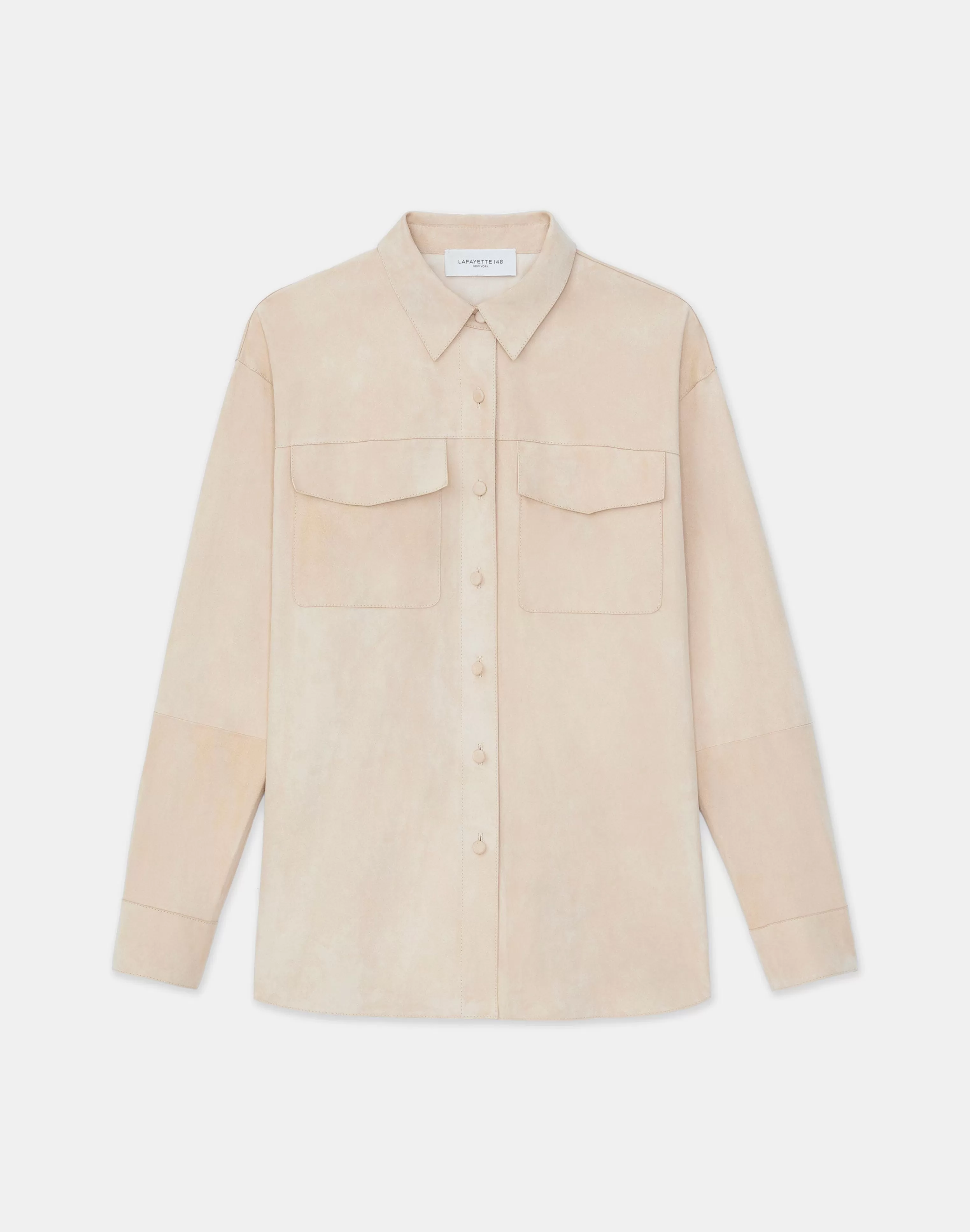 Paperfine Suede Shirt Jacket<Lafayette 148 New York Hot