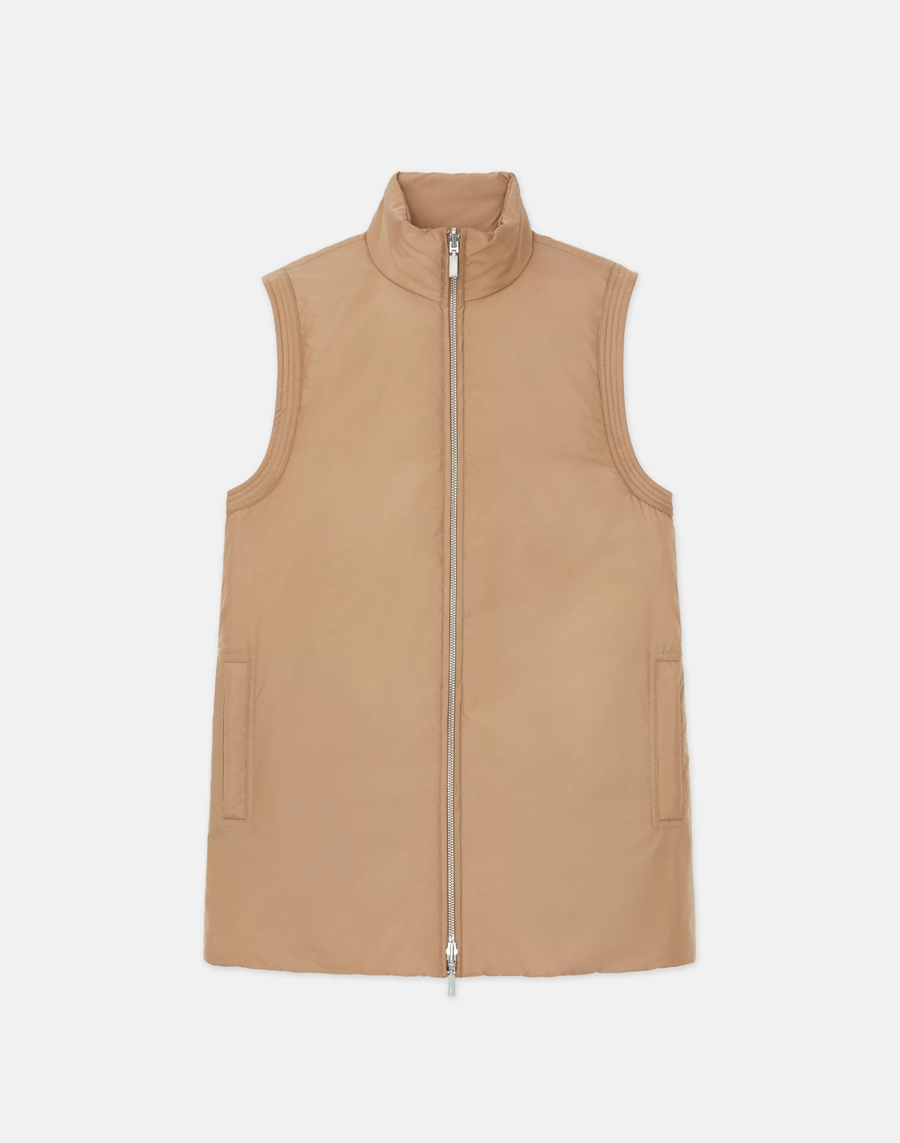 Recycled Poly Quilted Reversible Puffer Vest<Lafayette 148 New York Shop