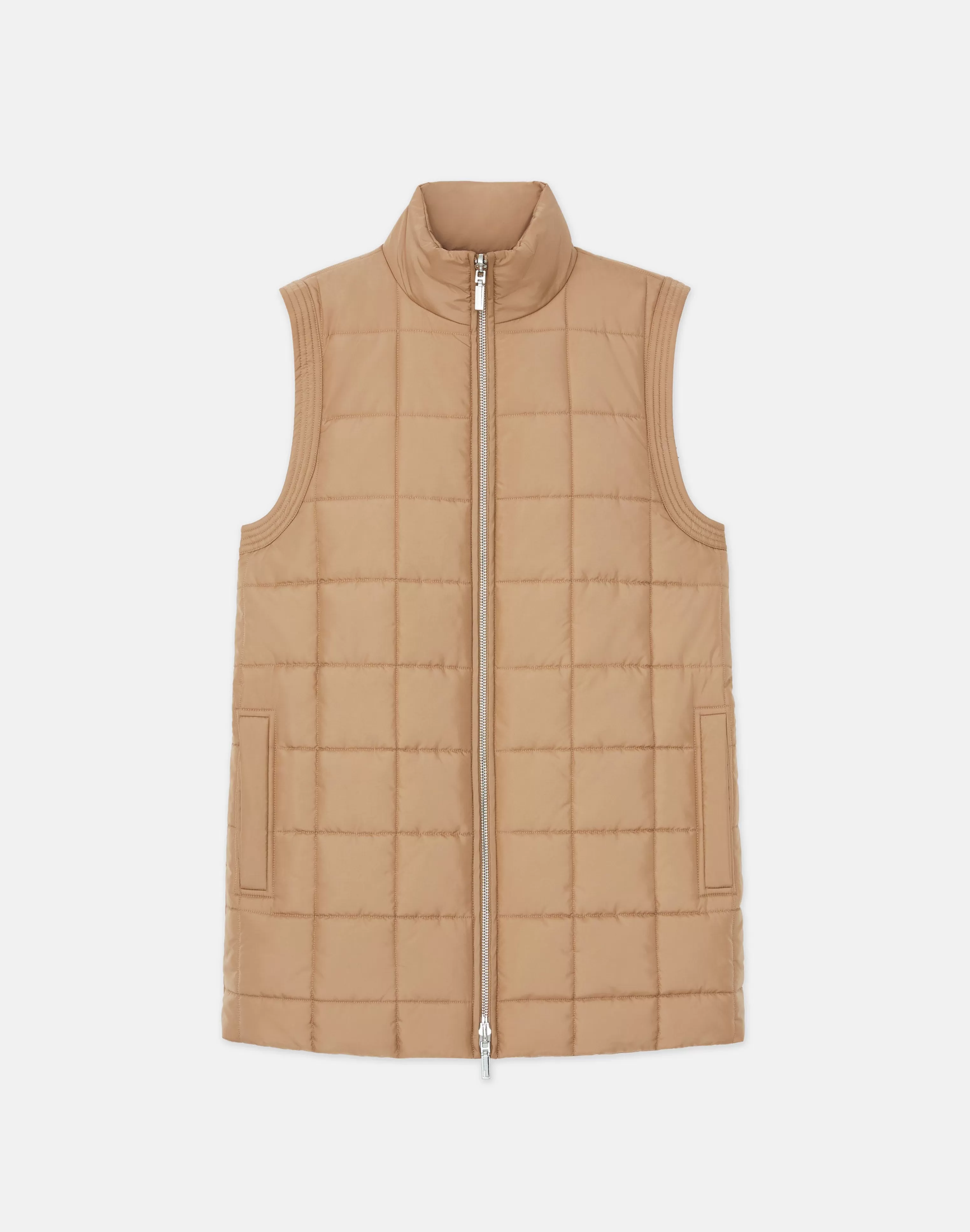 Recycled Poly Quilted Reversible Puffer Vest<Lafayette 148 New York Shop