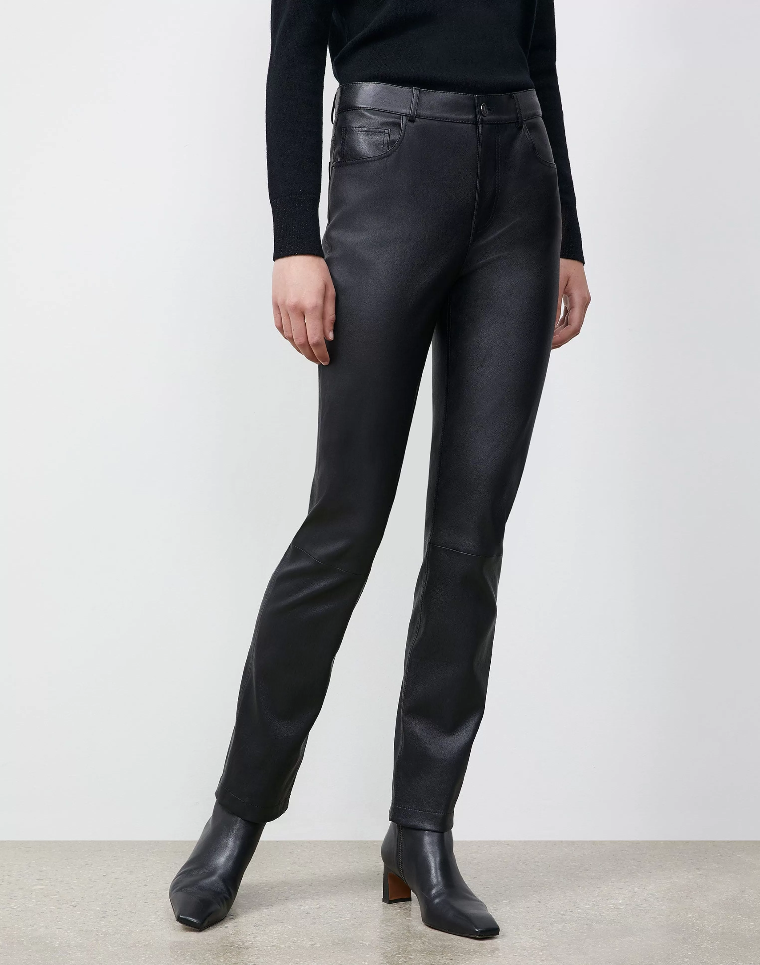 Reeve Pant In Silky Stretch Nappa<Lafayette 148 New York Online