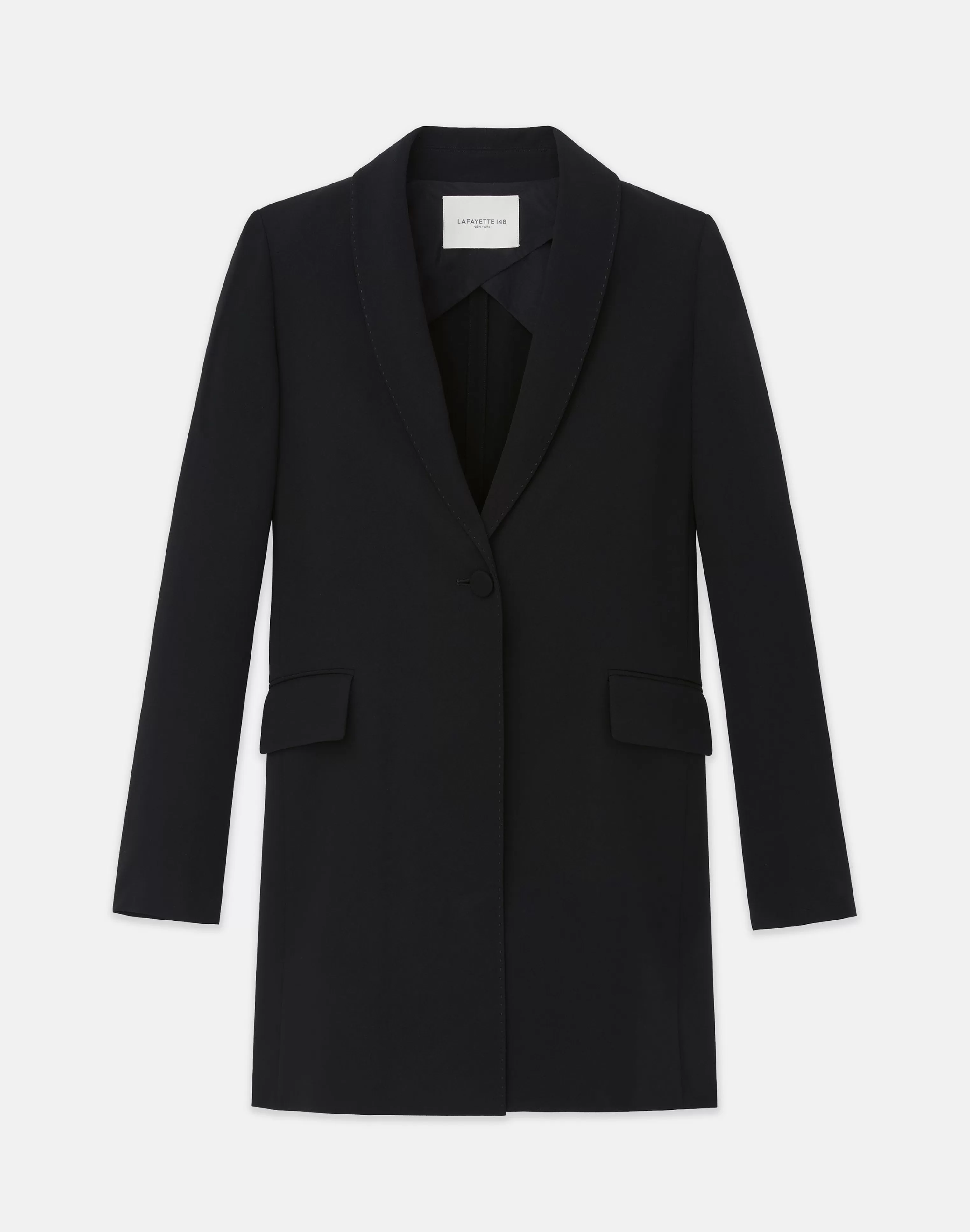 Responsible Finesse Crepe Shawl Collar Jacket<Lafayette 148 New York Cheap