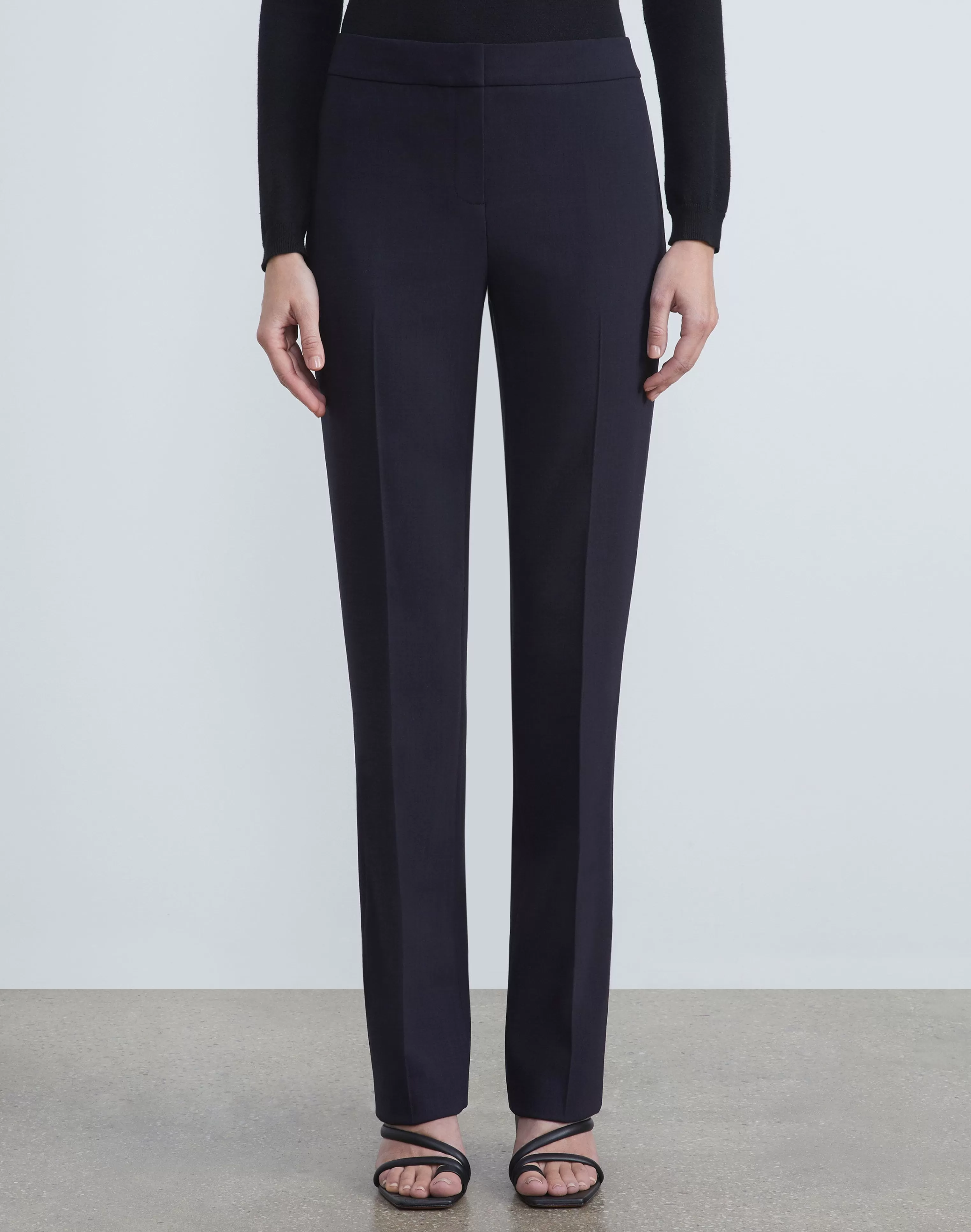 Responsible Wool Double Face Barrow Pant<Lafayette 148 New York Online