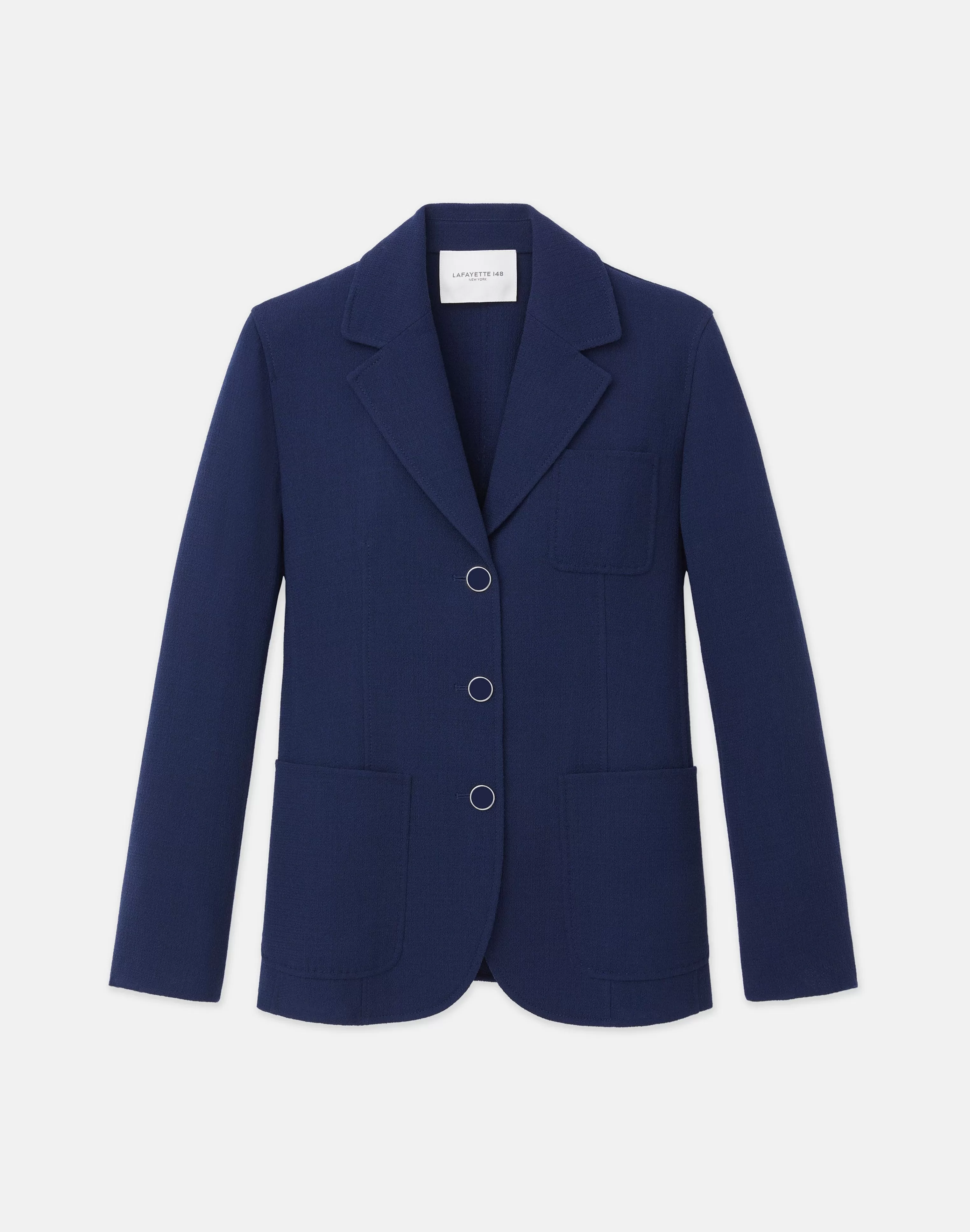 Responsible Wool Nouveau Crepe Chore Jacket<Lafayette 148 New York New