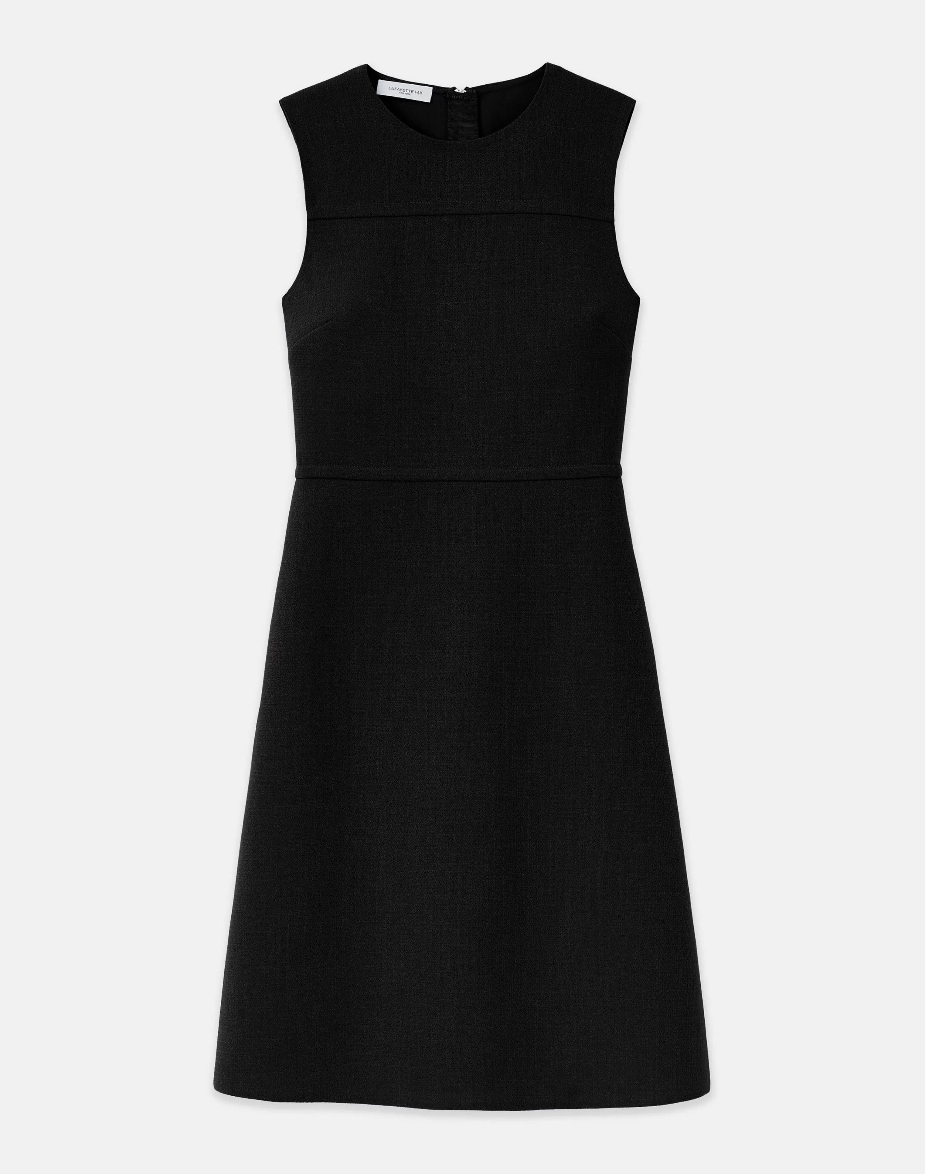 Responsible Wool Nouveau Crepe Sleeveless Dress<Lafayette 148 New York Best Sale