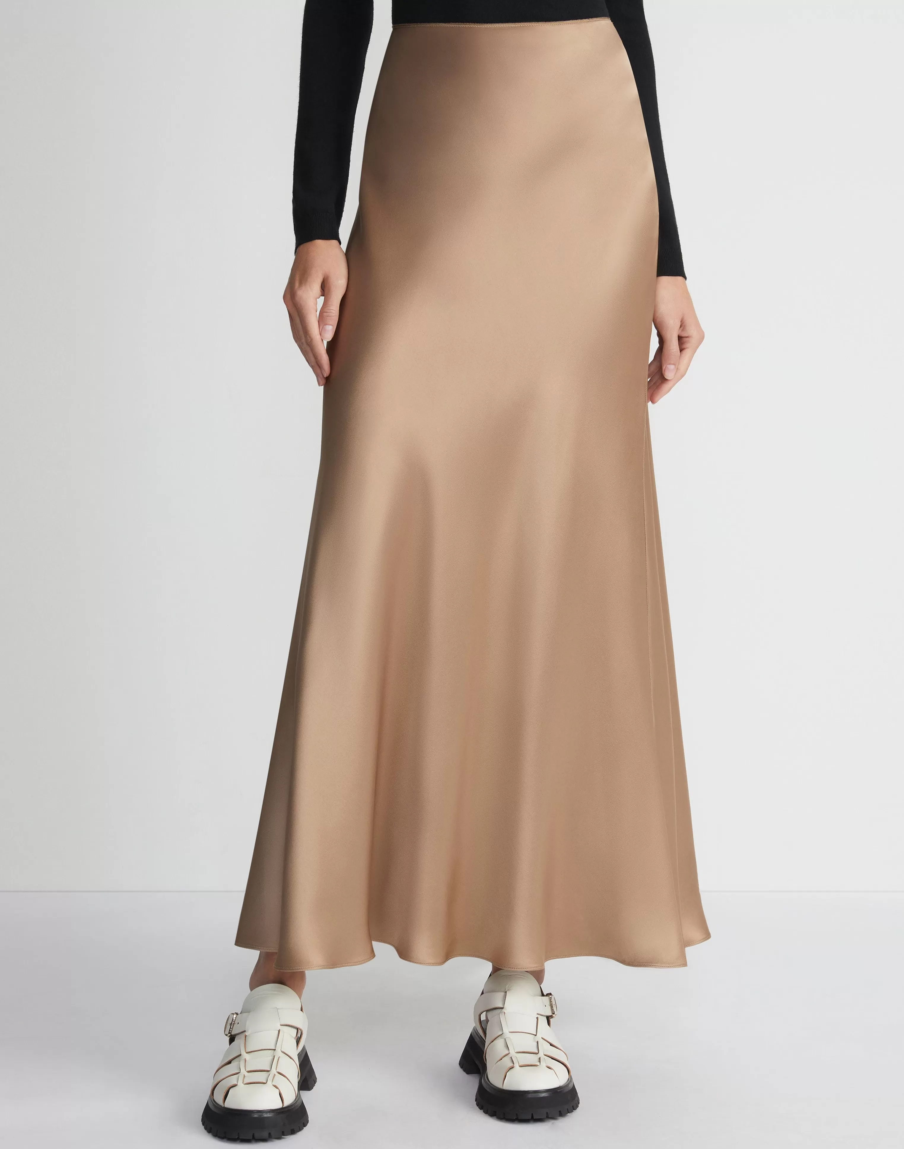 Satin Bias Maxi Skirt<Lafayette 148 New York Best