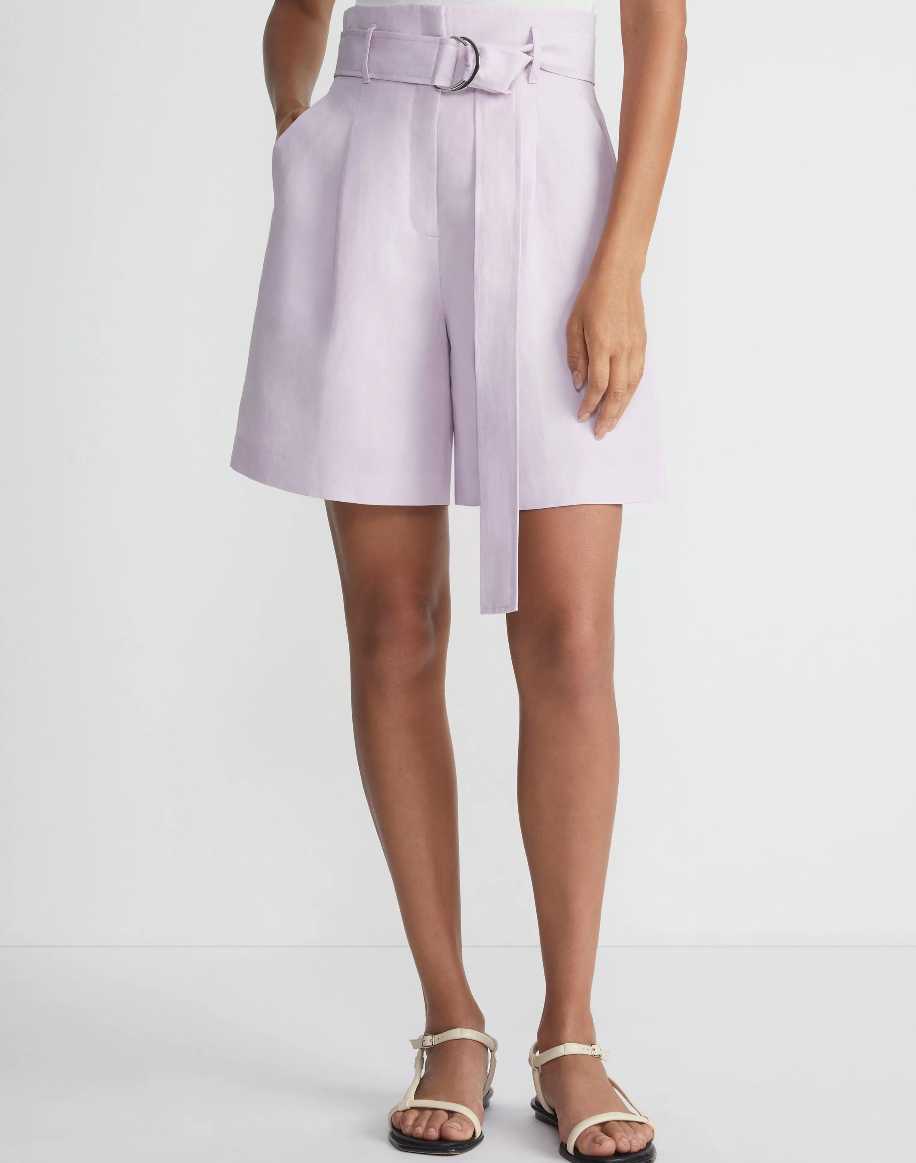 Silk-Linen Degraw Short<Lafayette 148 New York Online