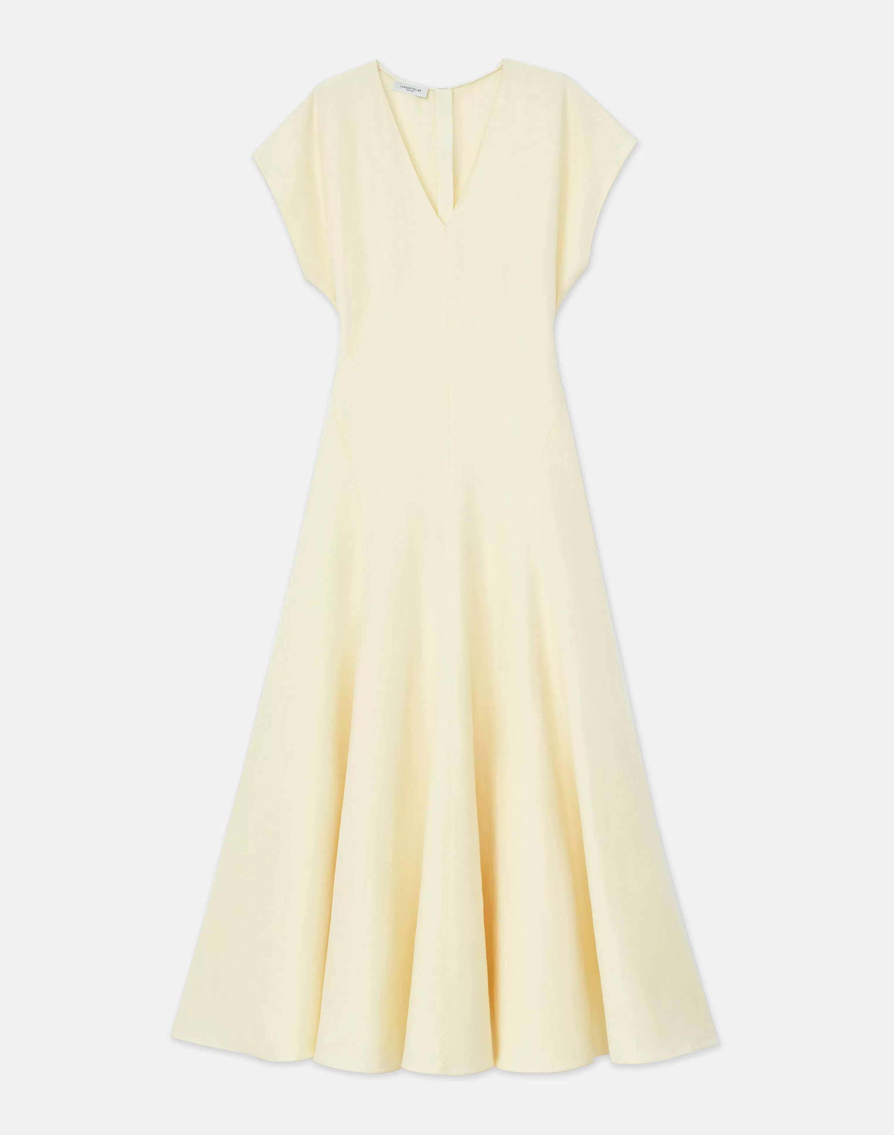 Silk-Linen Flared Dress<Lafayette 148 New York Shop