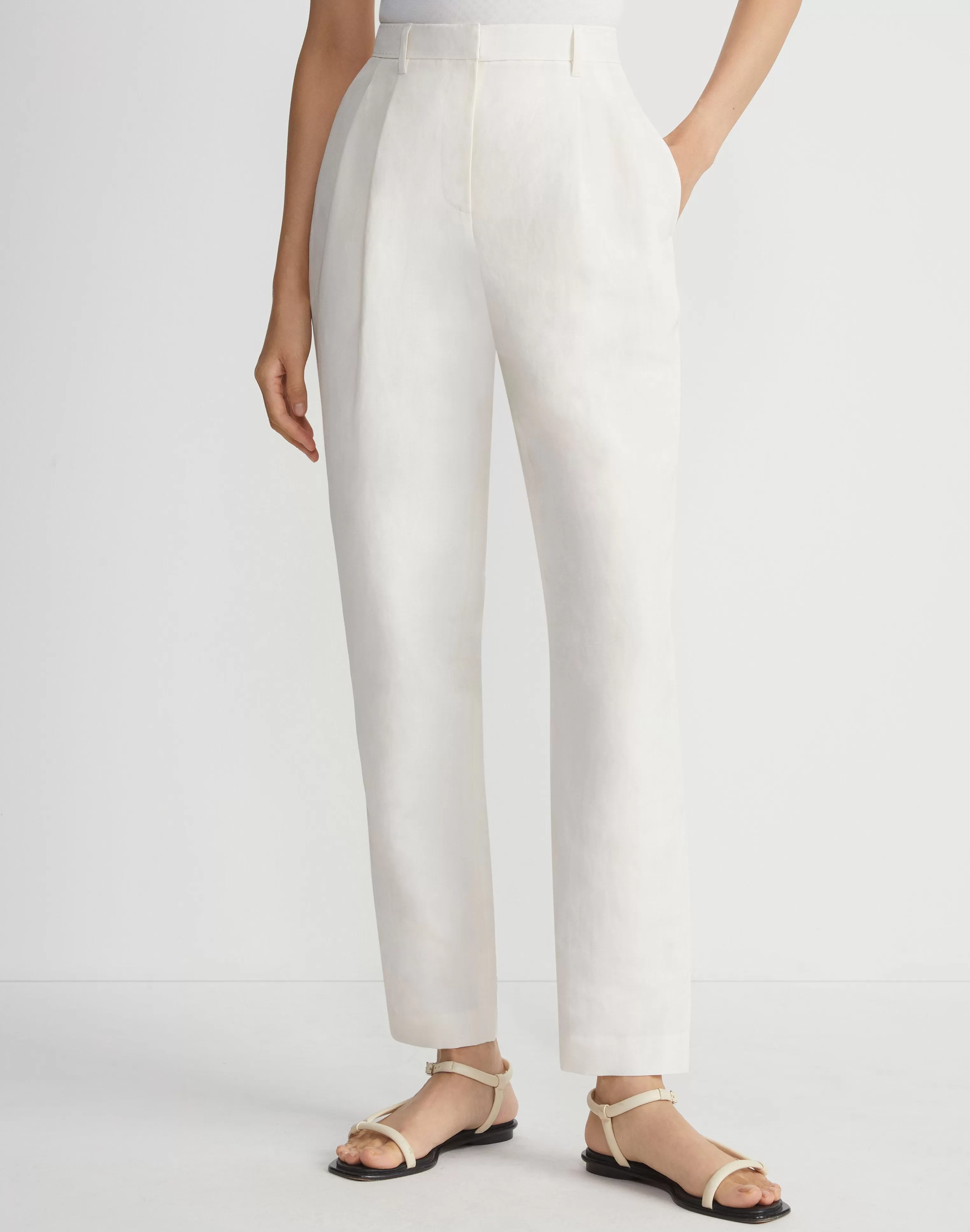 Silk-Linen MacDougal Pant<Lafayette 148 New York Best Sale