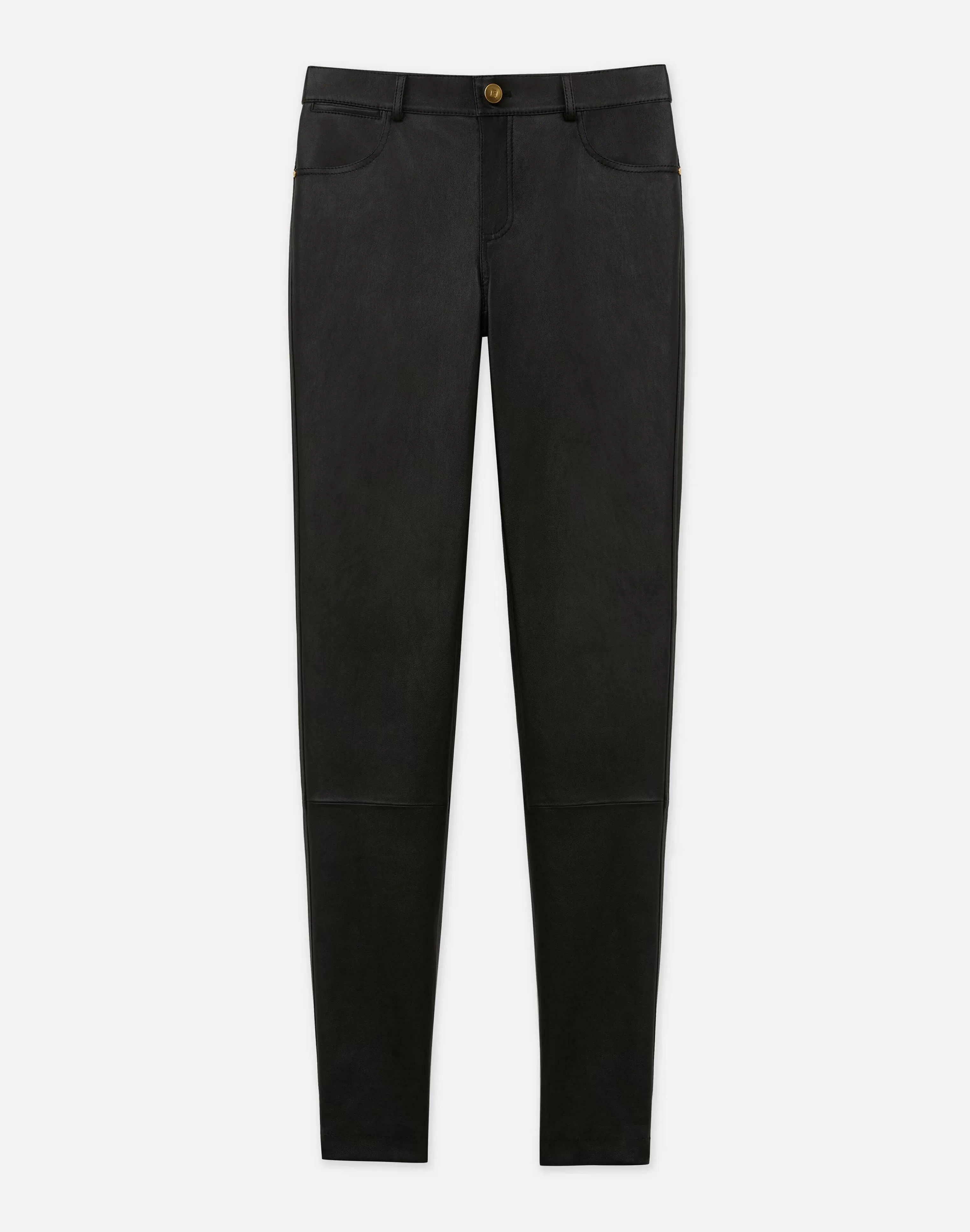 Silky Stretch Nappa Leather Mercer Pant<Lafayette 148 New York Cheap